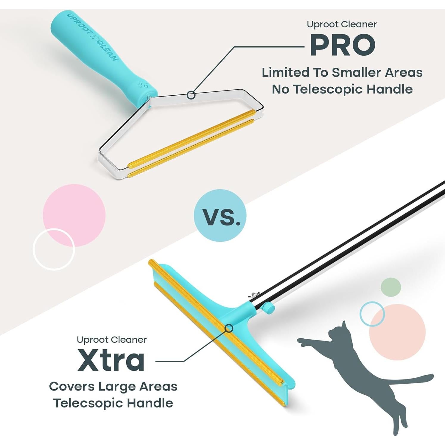 Rasqueta de Alfombra Uproot Clean Xtra para Pelo de Mascota