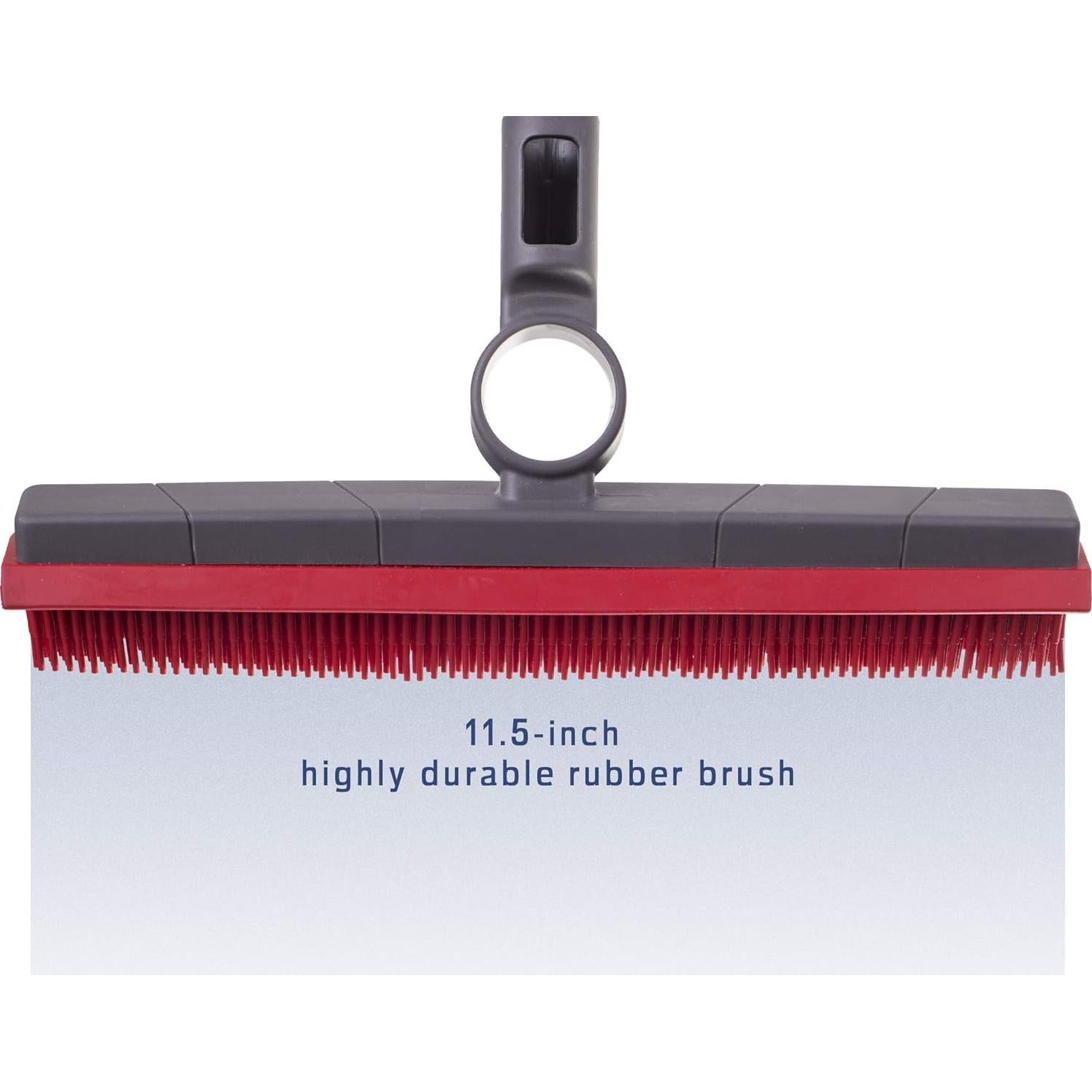 Cepillo de Piso FAYINA 29 cm con Mango Acero Inoxidable 142 cm