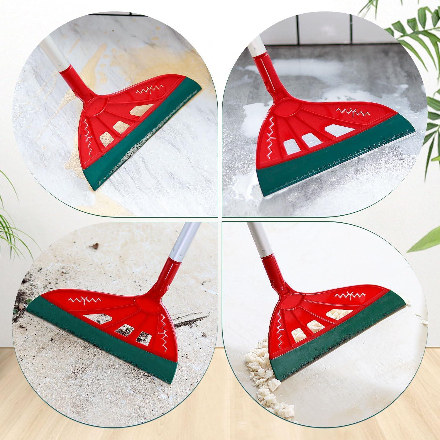 Escoba de Silicona BURFERLY Magic Air Rojo para Suelos