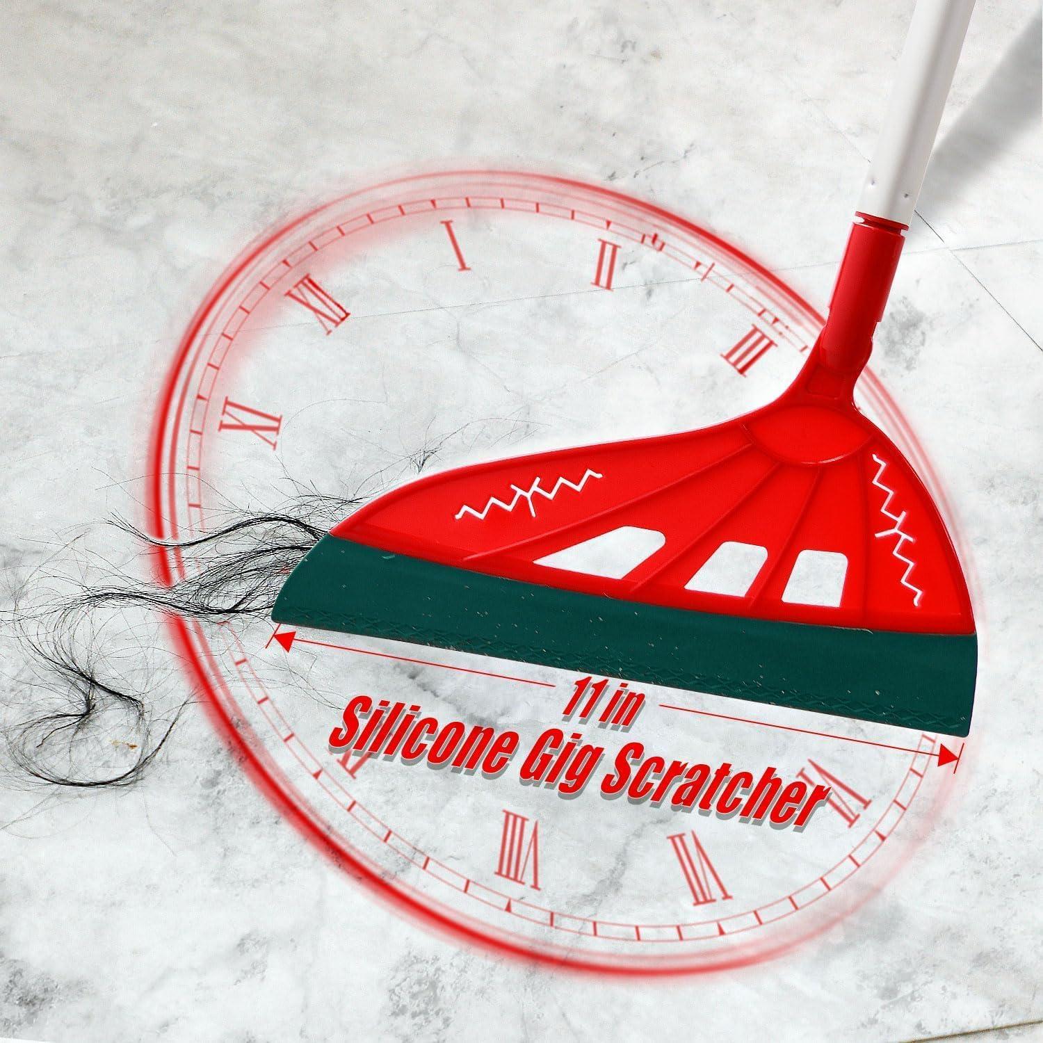 Escoba de Silicona BURFERLY Magic Air Rojo para Suelos