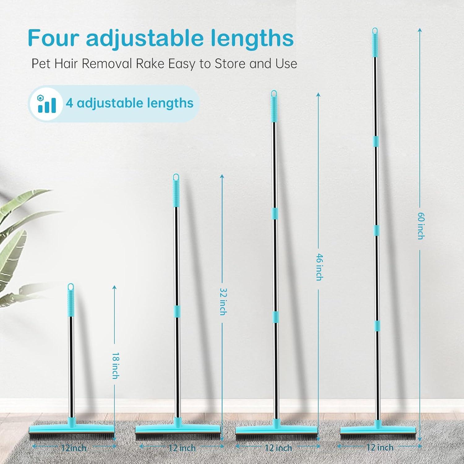 Rastrillo para Alfombra SOCCSO 60 cm para Pelo de Mascotas