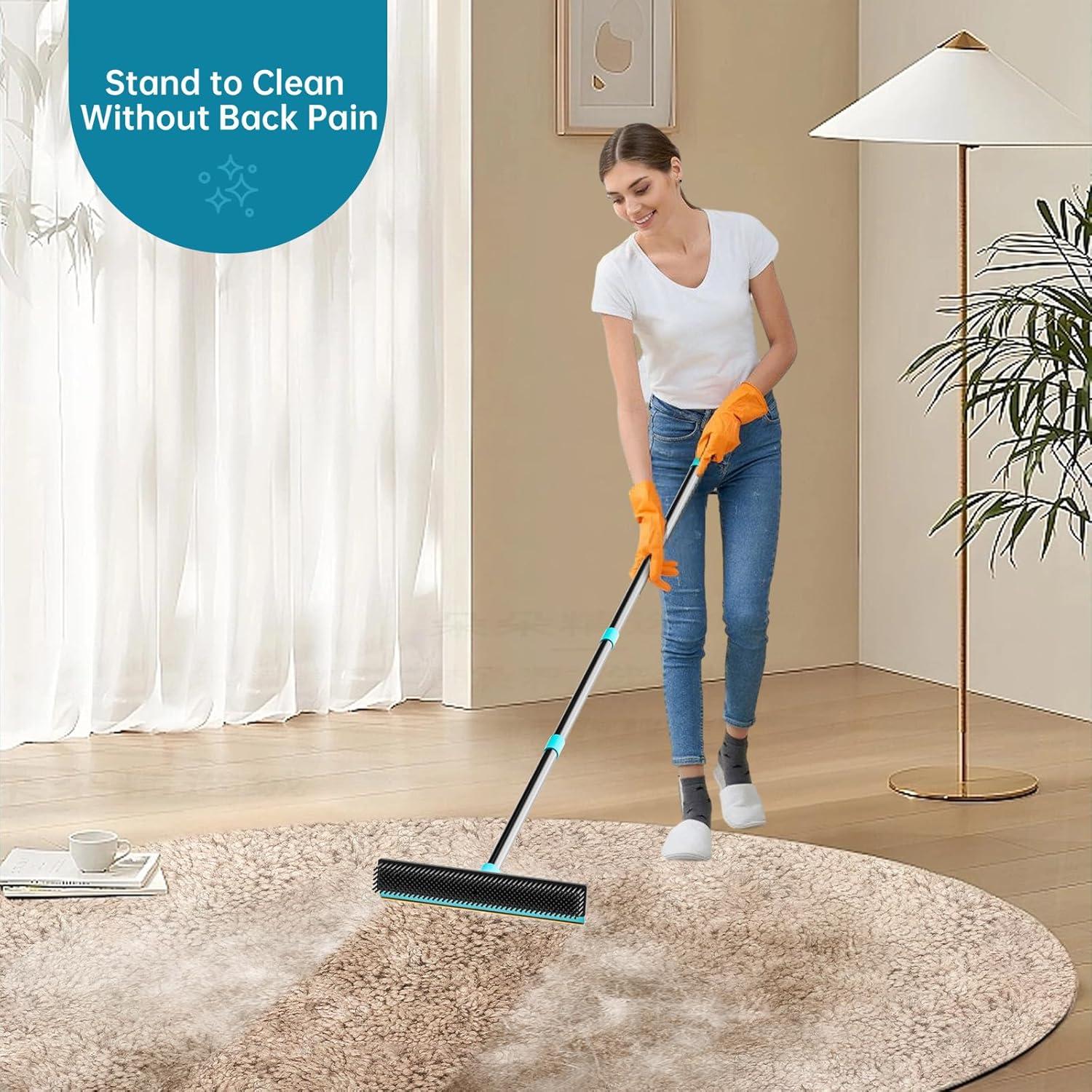 Rastrillo para Alfombra SOCCSO 60 cm para Pelo de Mascotas