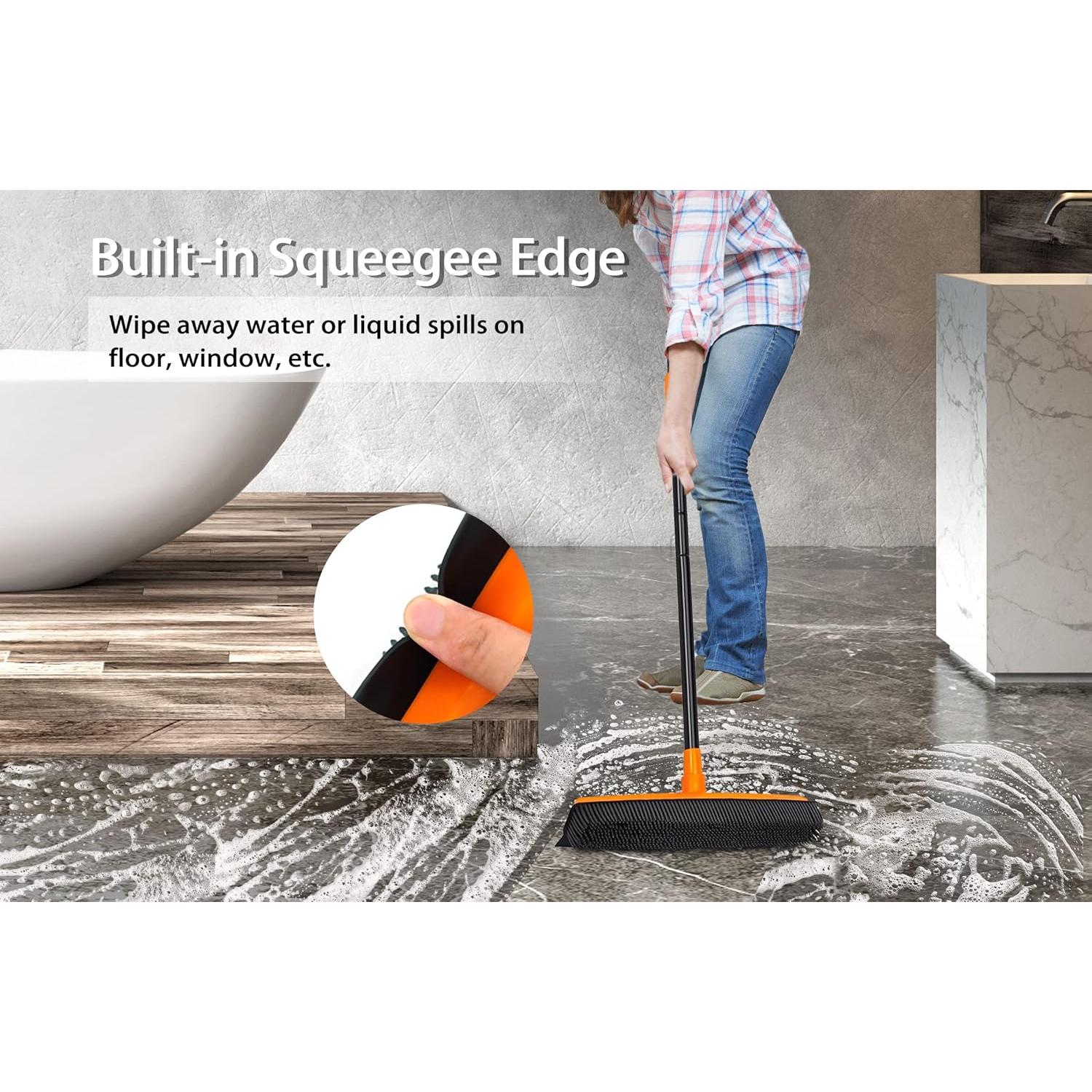 Escoba de goma JEHONN para pelo de mascotas 134 cm