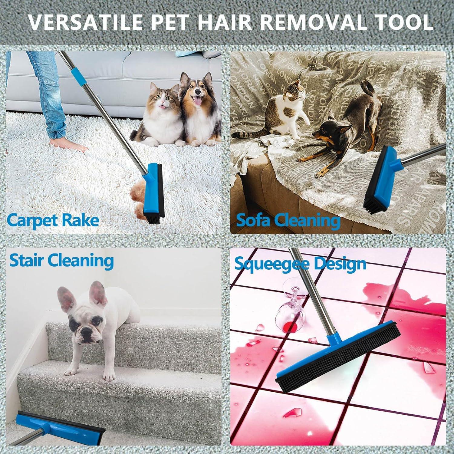 Removedor de Pelo de Mascota DIWEMI 2 en 1 Azul Mejorado