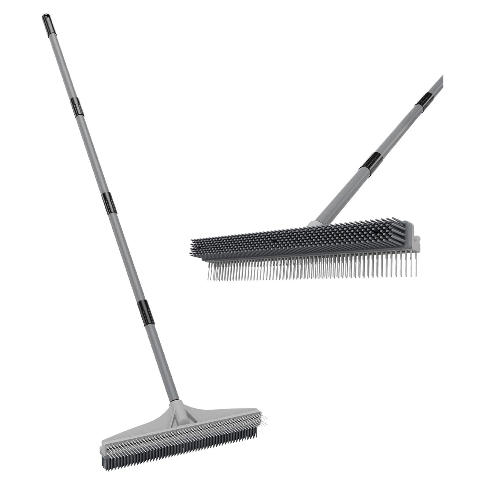 Rastrillo de Alfombra Walensee 2 en 1 con Mango Ajustable 155 cm