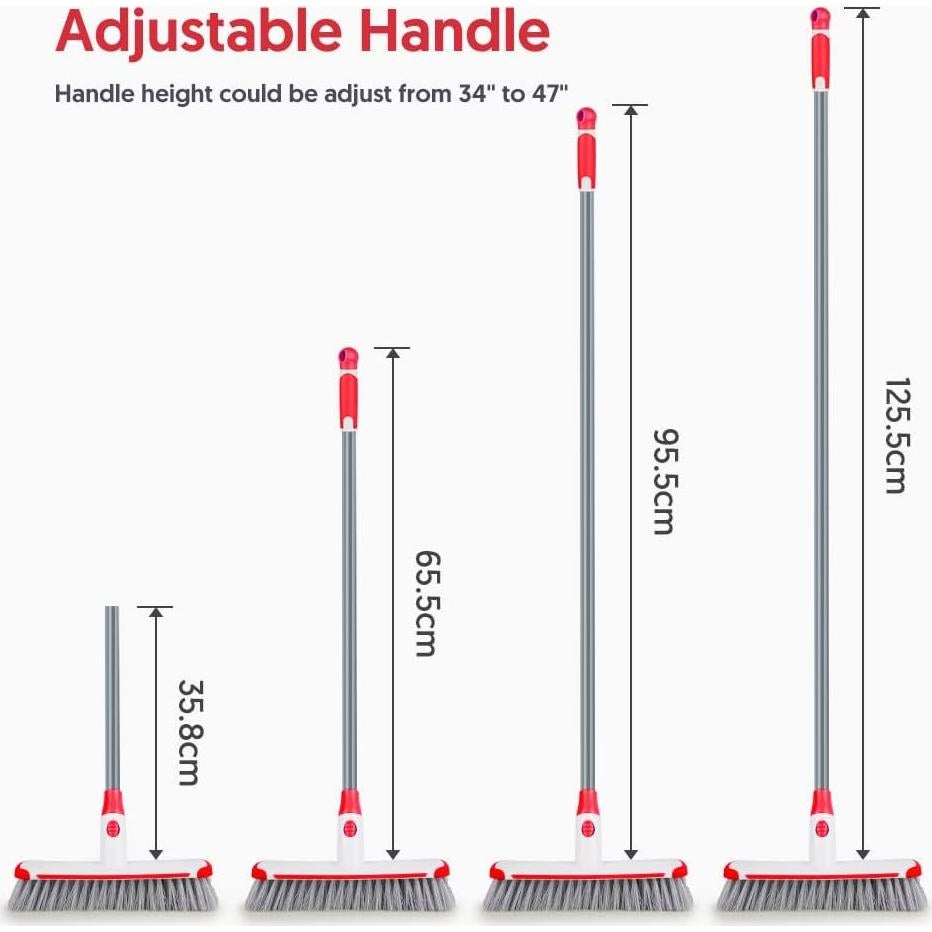Fregadora de Piso ILAVCOOL con Mango Largo y Cerdas Duras