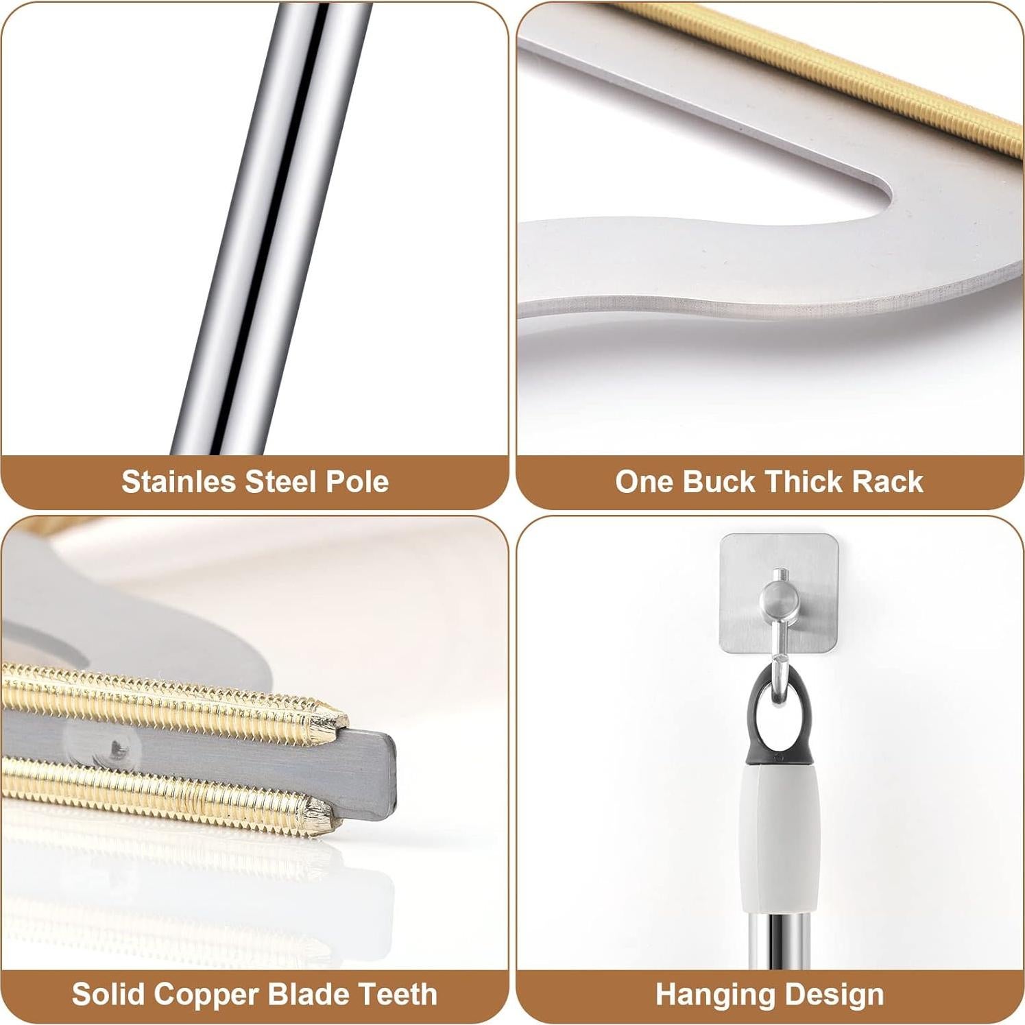 Rastrillo de Alfombra Hold a Star 47" para Pelo de Mascotas