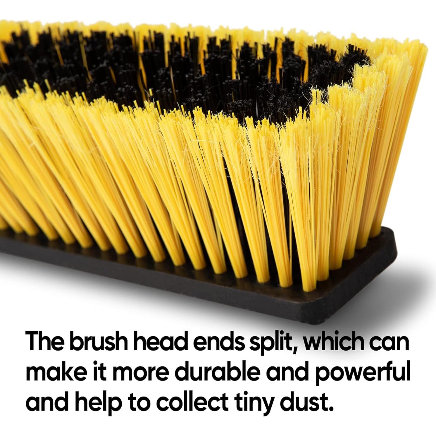 Escoba de Empuje Yocada 45.72 cm Cerdas Rígidas Ajustable