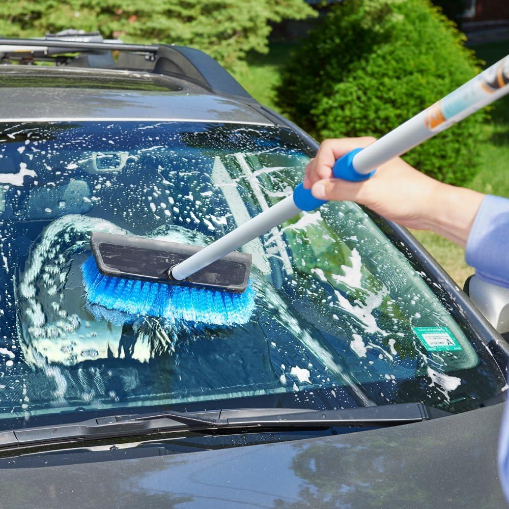 Cepillo Suave Unger 25,4 cm con Limpiaparabrisas - Ideal para Autos y Ventanas