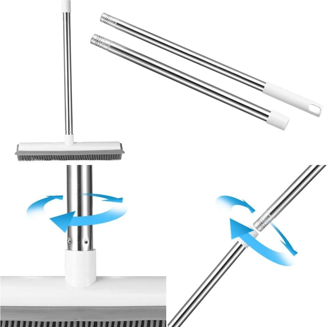 Escoba de Goma ILSSLI para Pelo de Mascotas 1.35m Ajustable