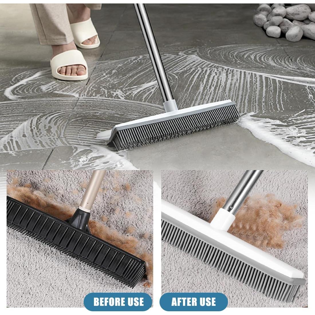 Escoba de Goma ILSSLI para Pelo de Mascotas 1.35m Ajustable