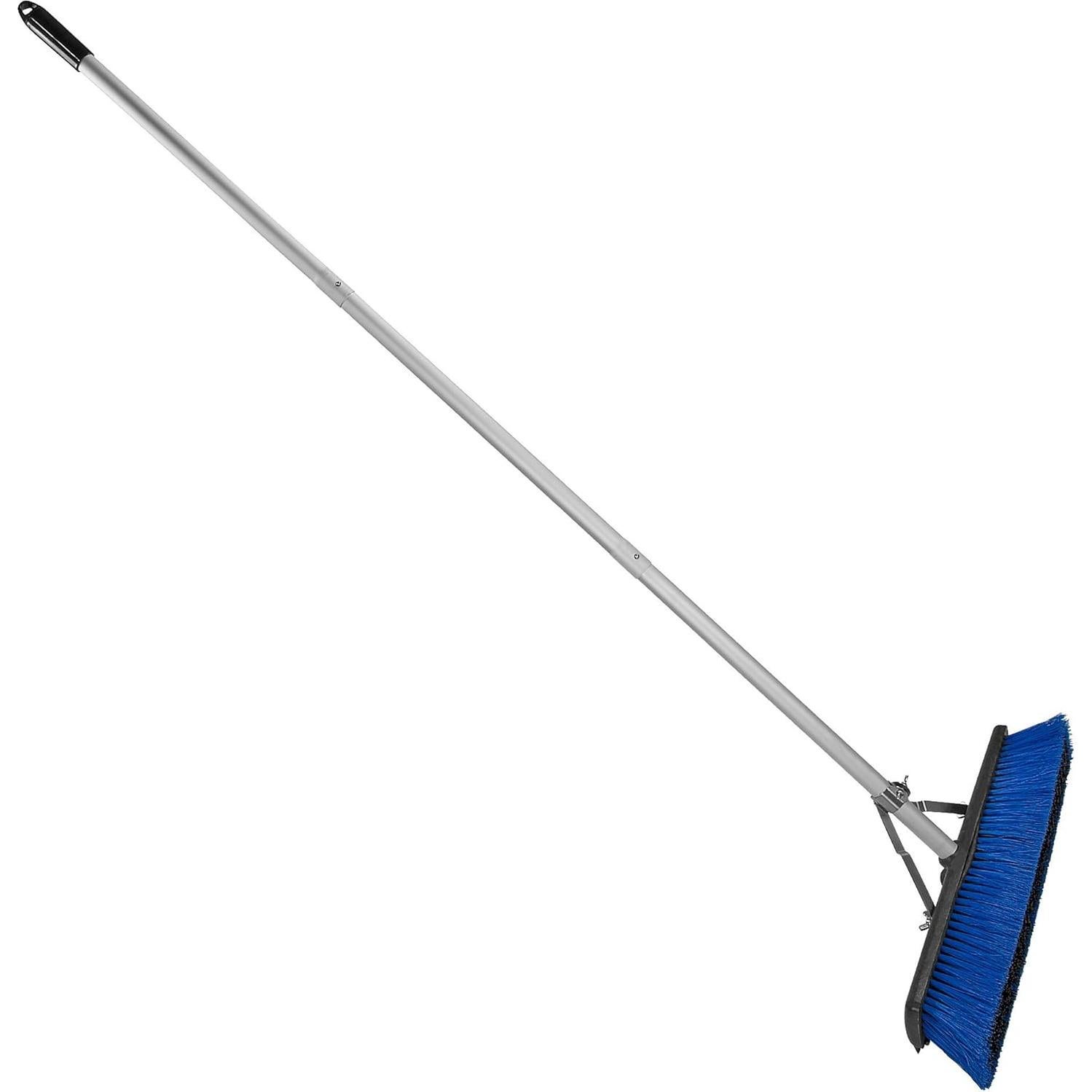 Escoba de Piso SPARTA 18" con Mango de Aluminio Azul