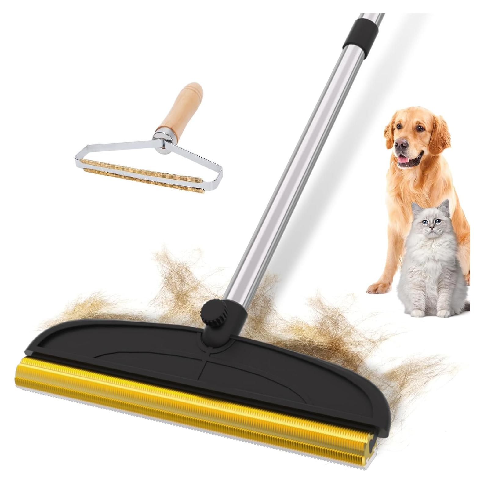 Rastrillo para Pelo de Mascotas BALORAY 2 en 1 60" Ajustable