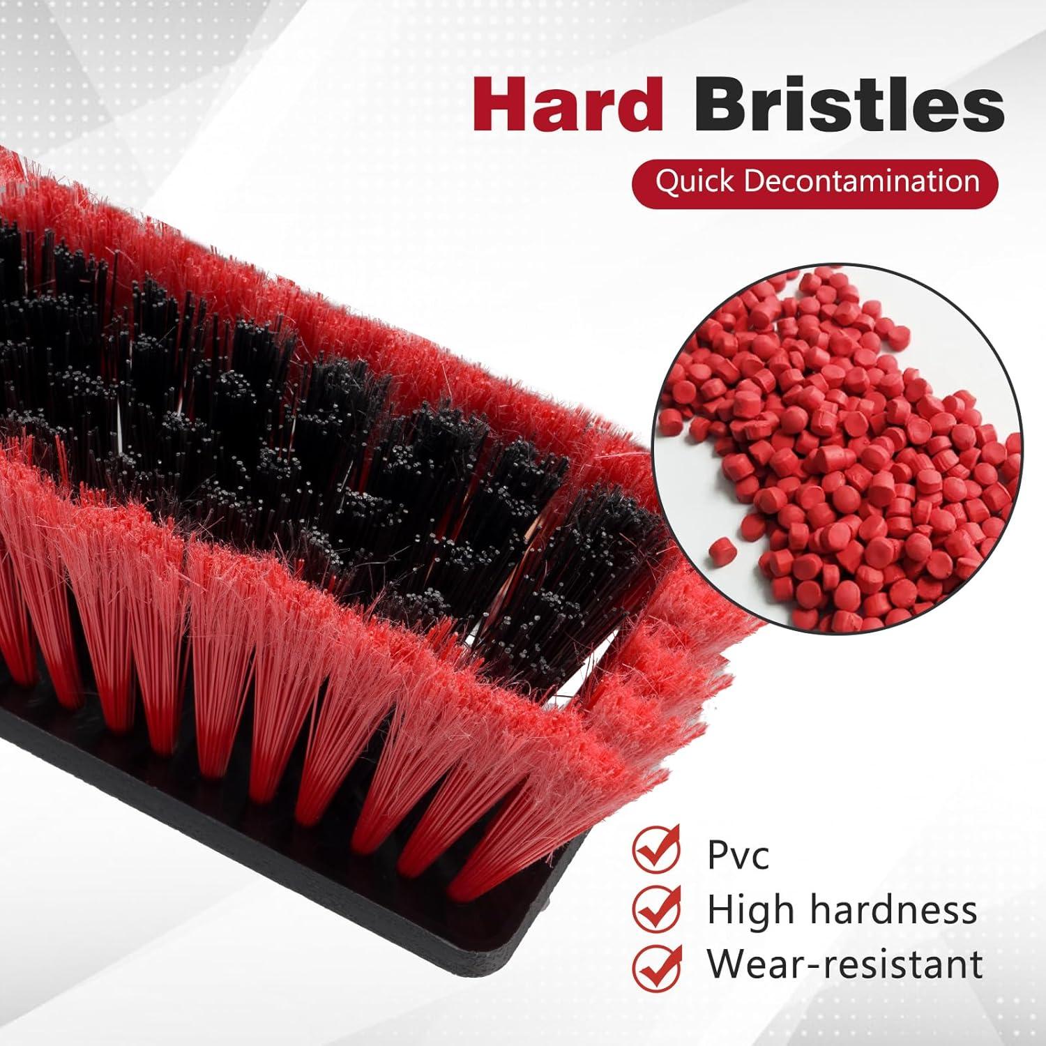 Escoba de Empuje YACASA 53" Mango Inoxidable 45,72 cm