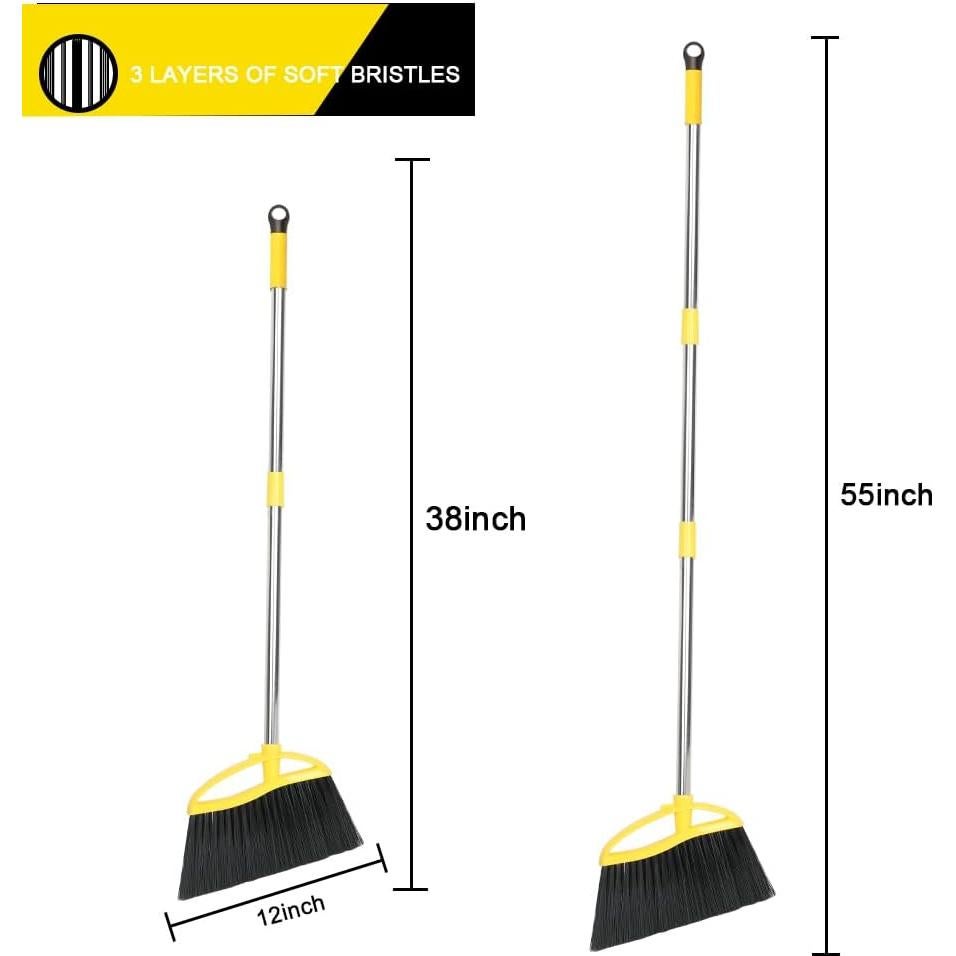 Escoba de Cerdas Suaves Gloffer BZH-01 Ajustable 30 cm