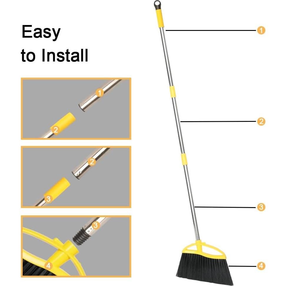 Escoba de Cerdas Suaves Gloffer BZH-01 Ajustable 30 cm