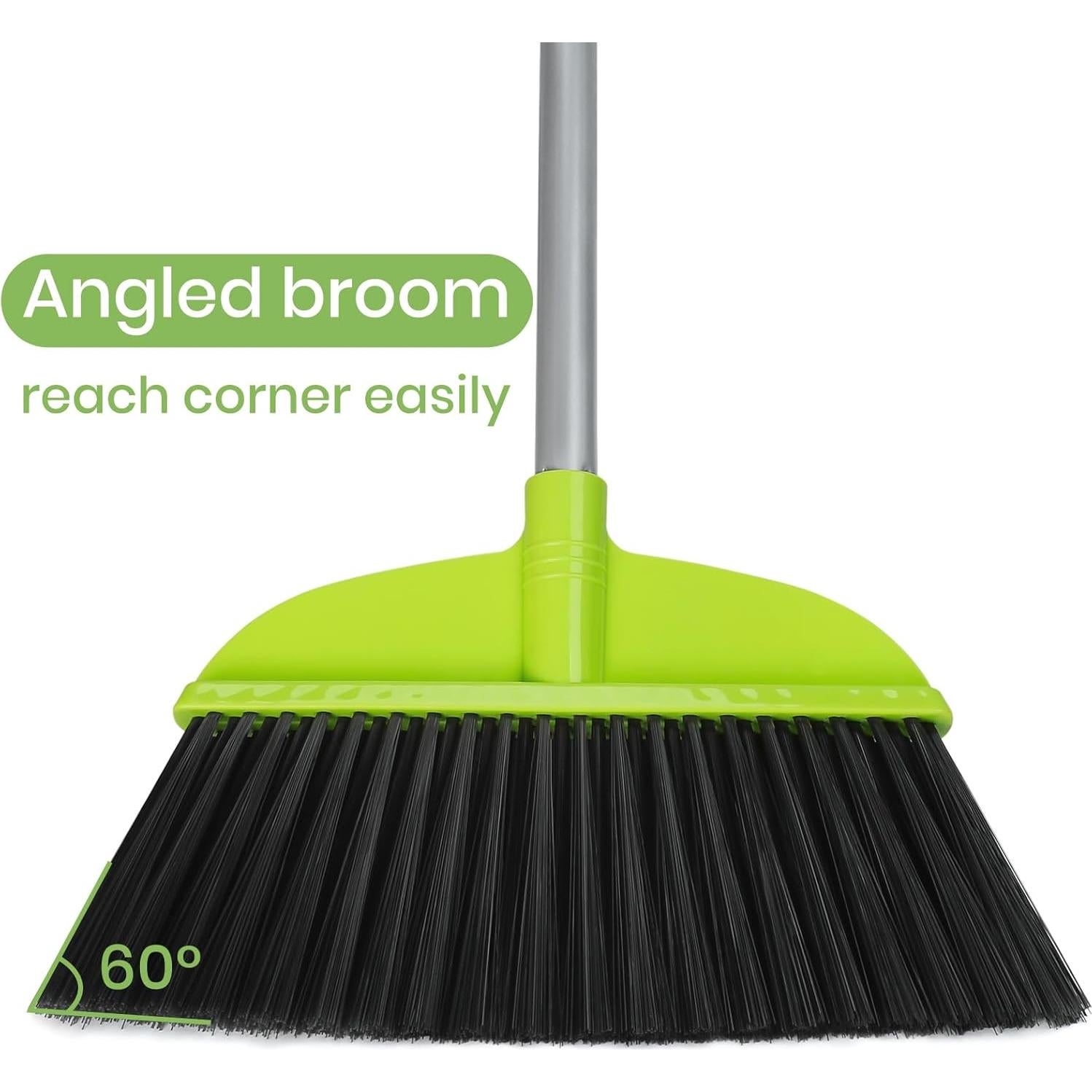 Escoba de Piso KalTell Verde 139,7 cm para Limpieza Interior