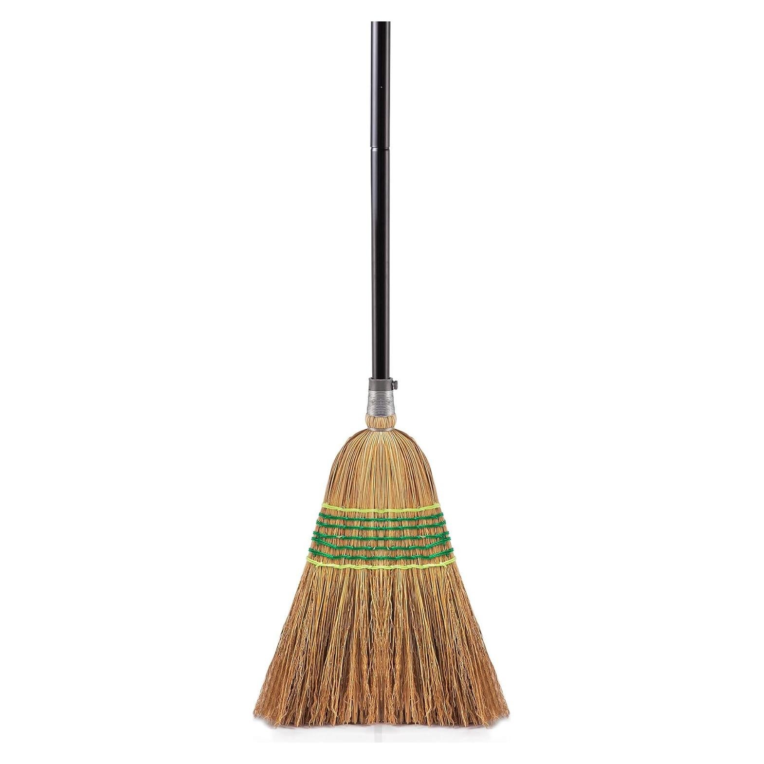 Escoba de Maíz Yocada 151.6 cm Resistente para Limpieza