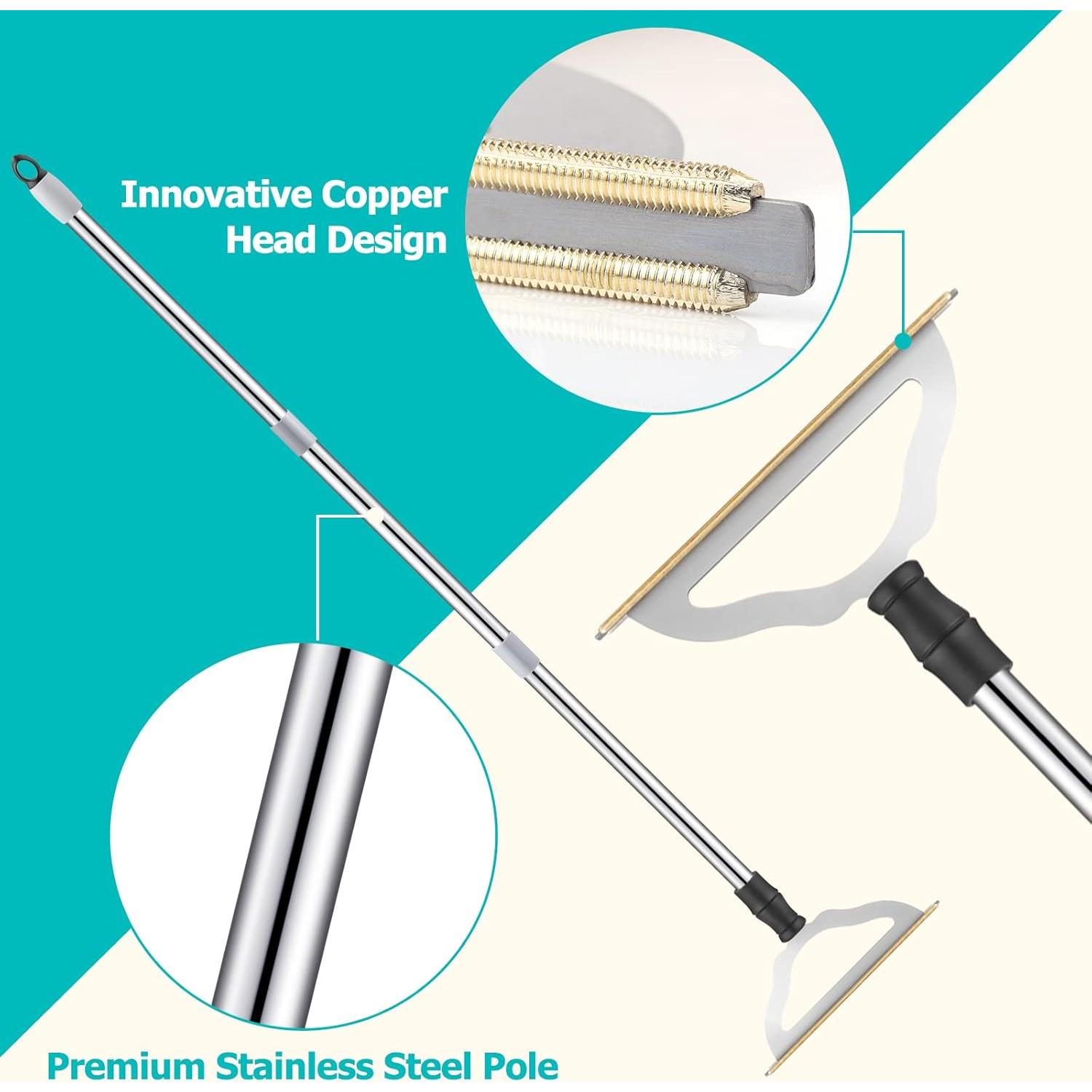 Rastrillo para Alfombra GOSEDER Eliminador Pelo Mascota 119 cm