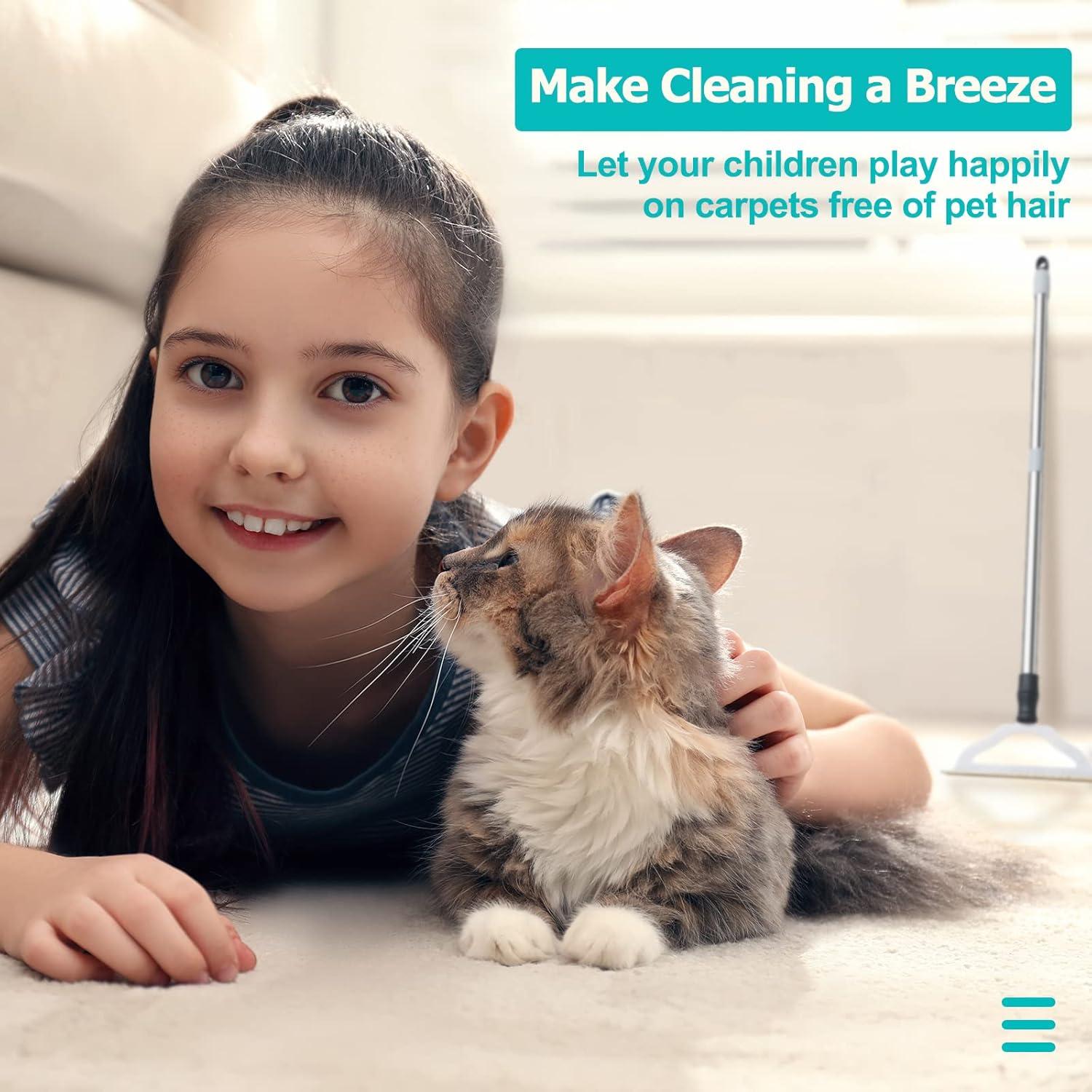 Rastrillo para Alfombra GOSEDER Eliminador Pelo Mascota 119 cm