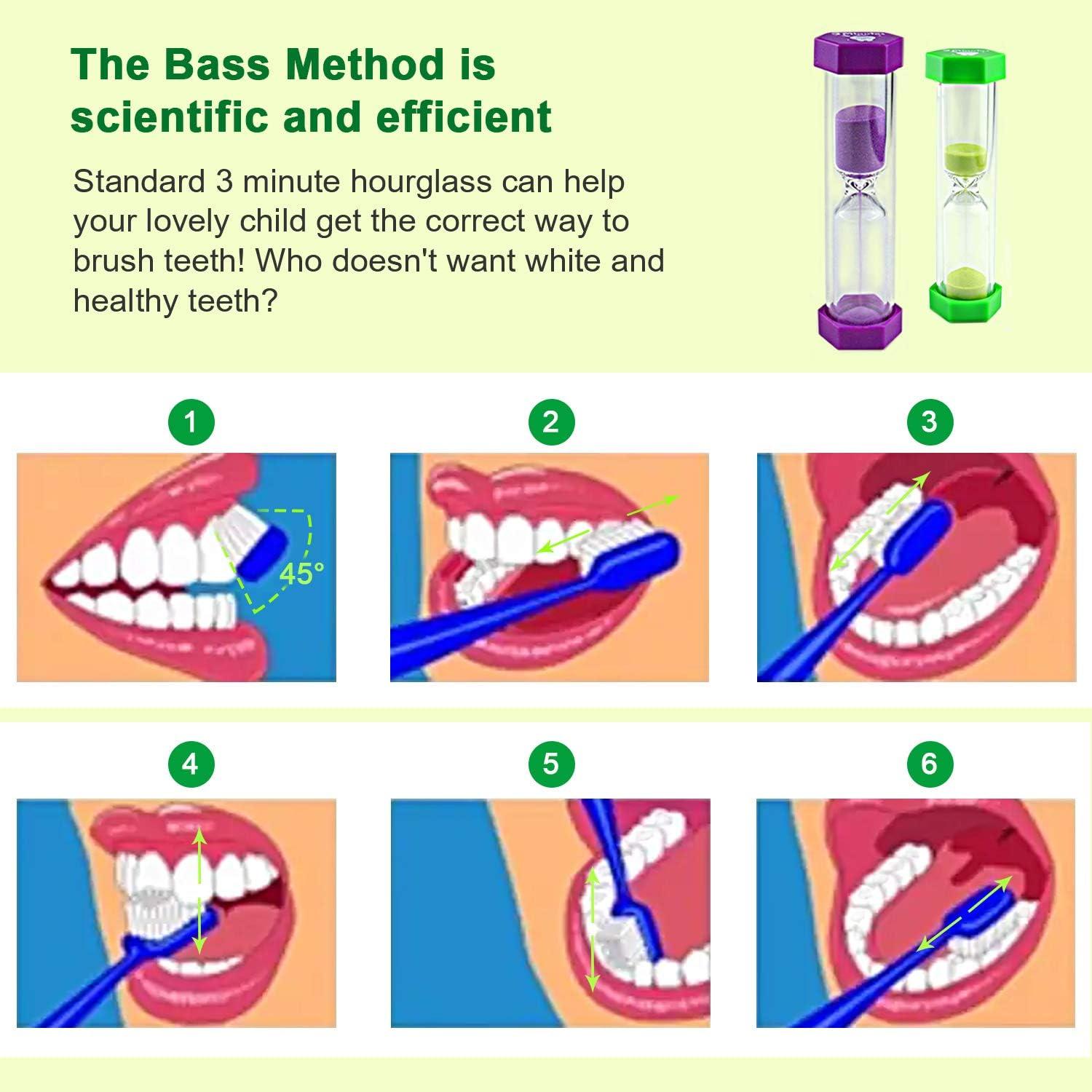 Temporizadores de Cepillado Jeowoqao 3 Minutos Paquete de 2