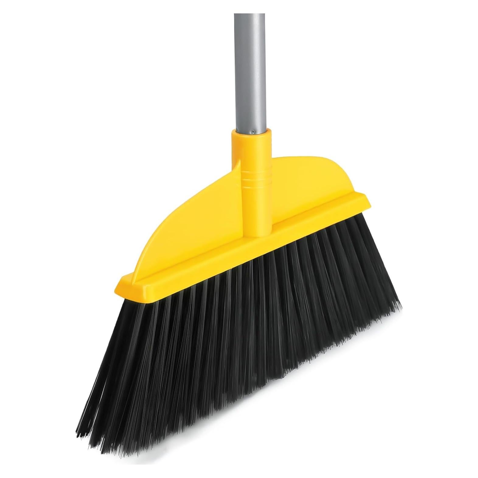 Escoba de Piso TreeLen Amarilla 139,7 cm Cerdas Suaves