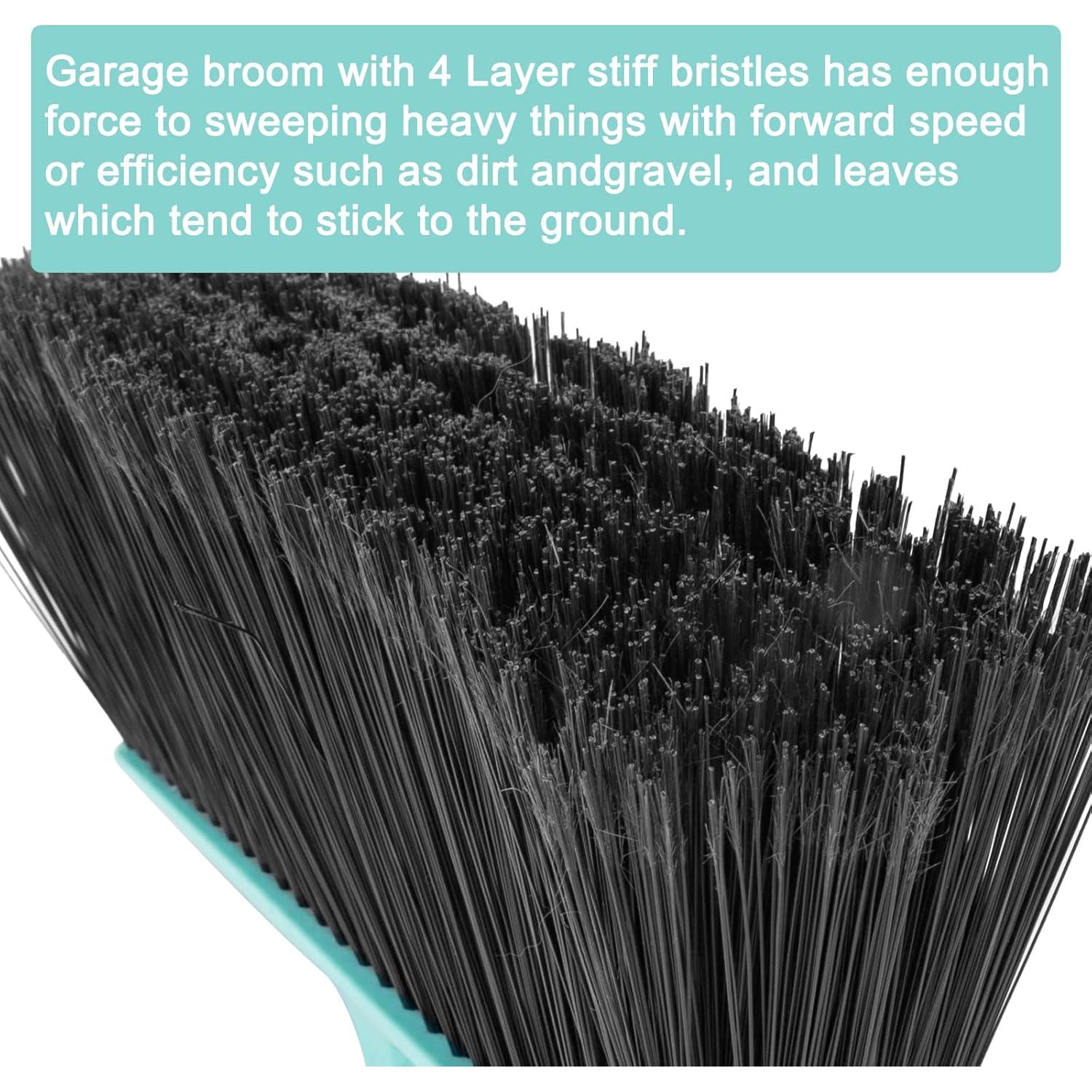 Escoba KeFanta 35.56 cm ángulo con mango 134.62 cm