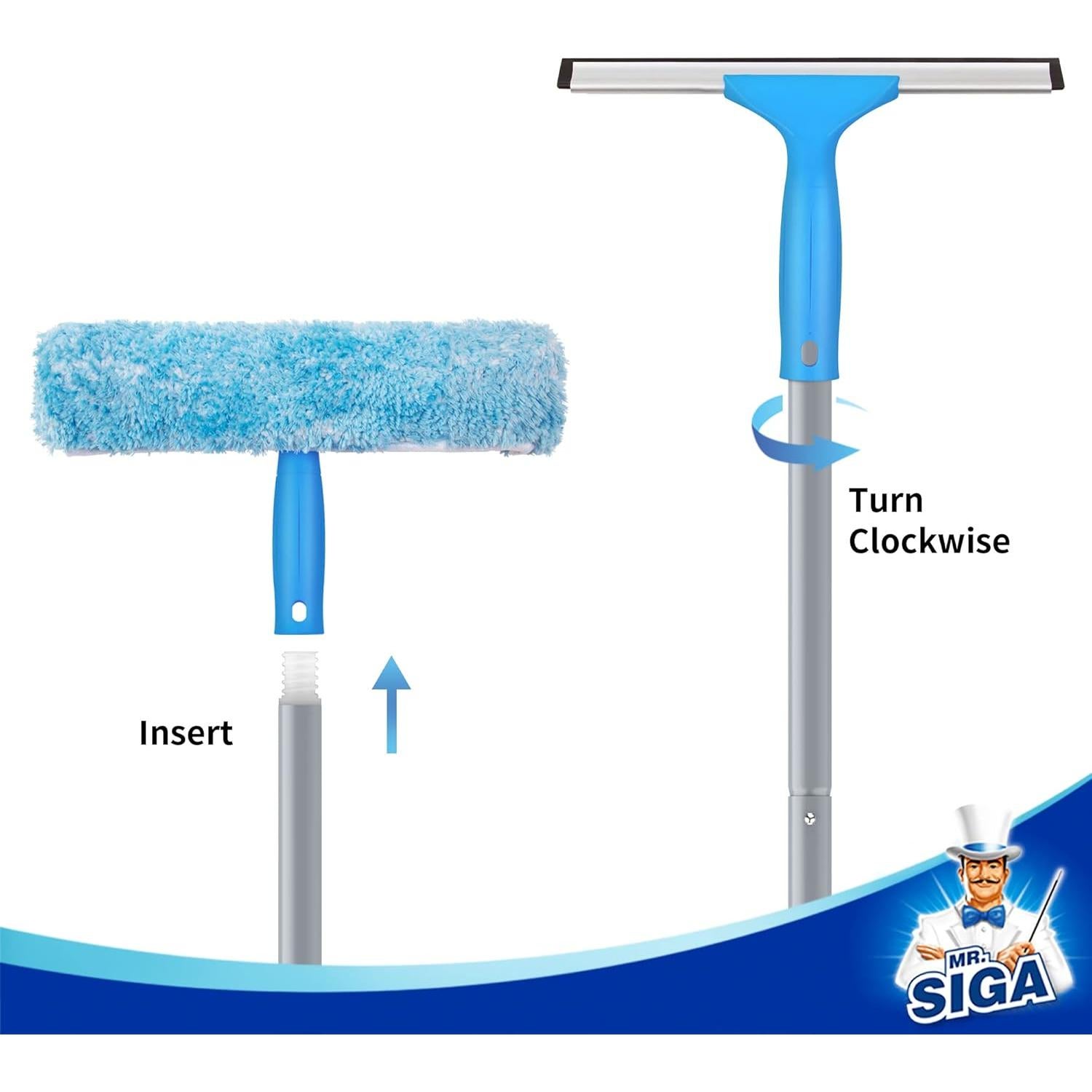 Varilla de Extensión Ajustable MR.SIGA 138 cm 4 Piezas