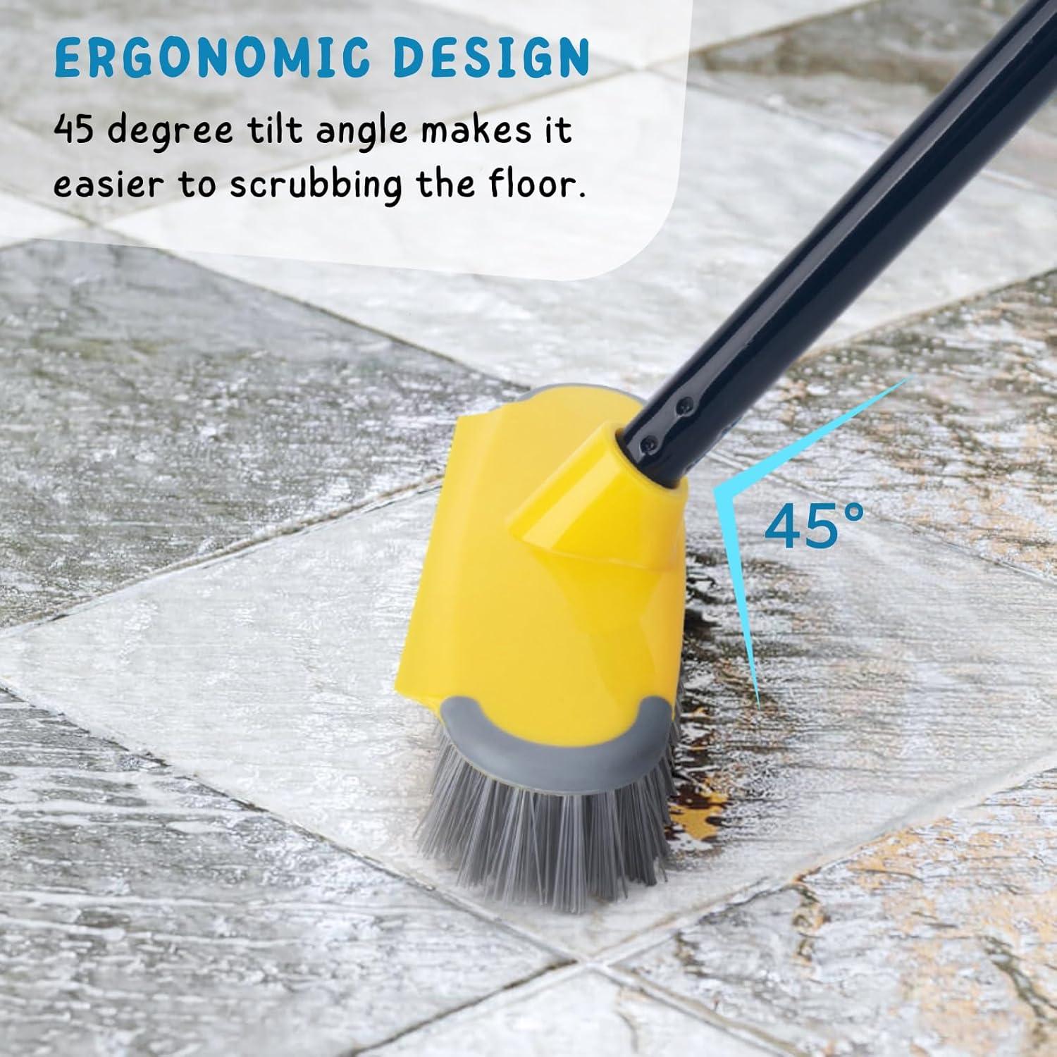 Cepillo de Deck KeFanta con Mango Largo 127 cm Amarillo