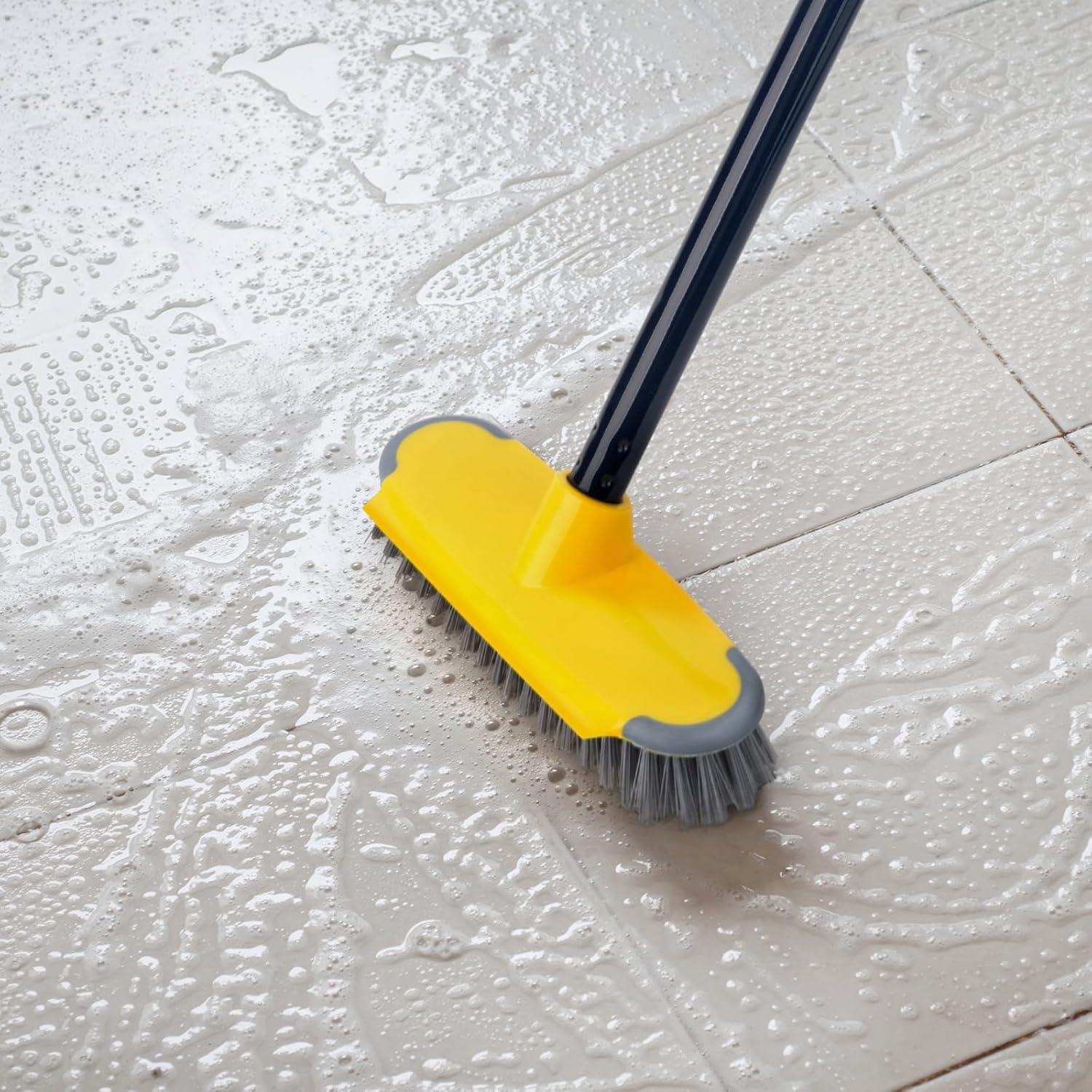 Cepillo de Deck KeFanta con Mango Largo 127 cm Amarillo