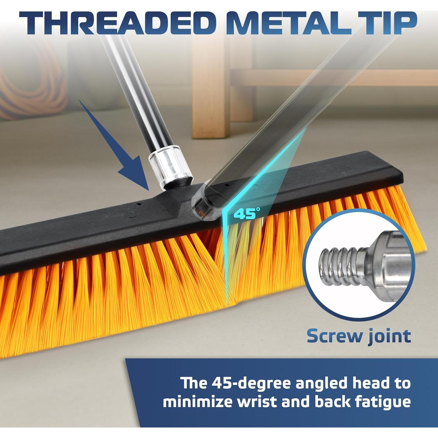 Escoba Push DSV Standard 45cm para Exterior Uso Pesado