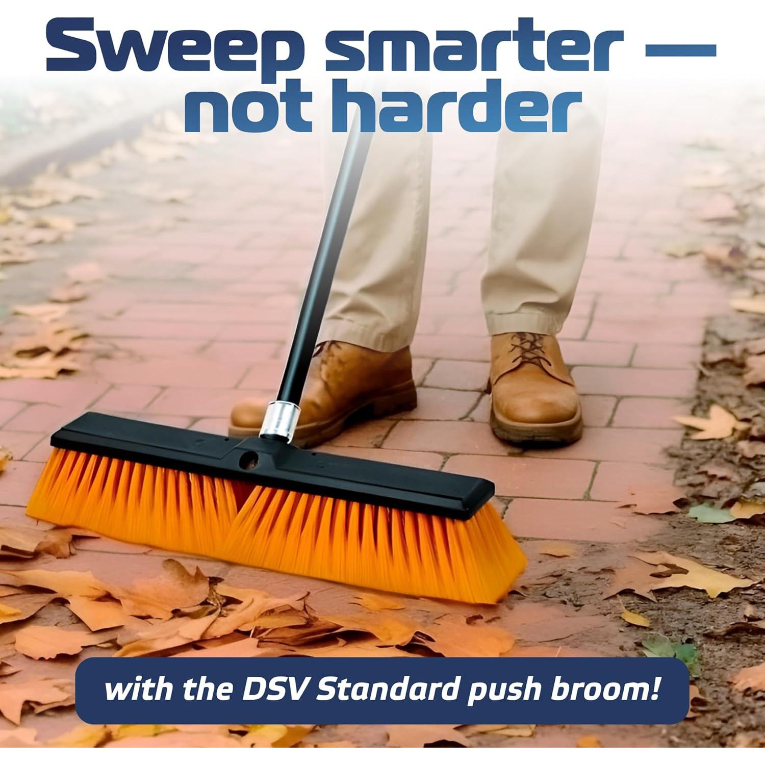 Escoba Push DSV Standard 45cm para Exterior Uso Pesado