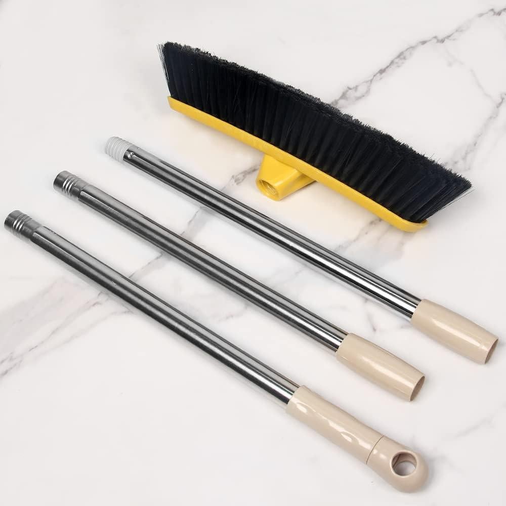 Escoba de Empuje LandHope 120 cm Mango Largo Cerdas Suaves