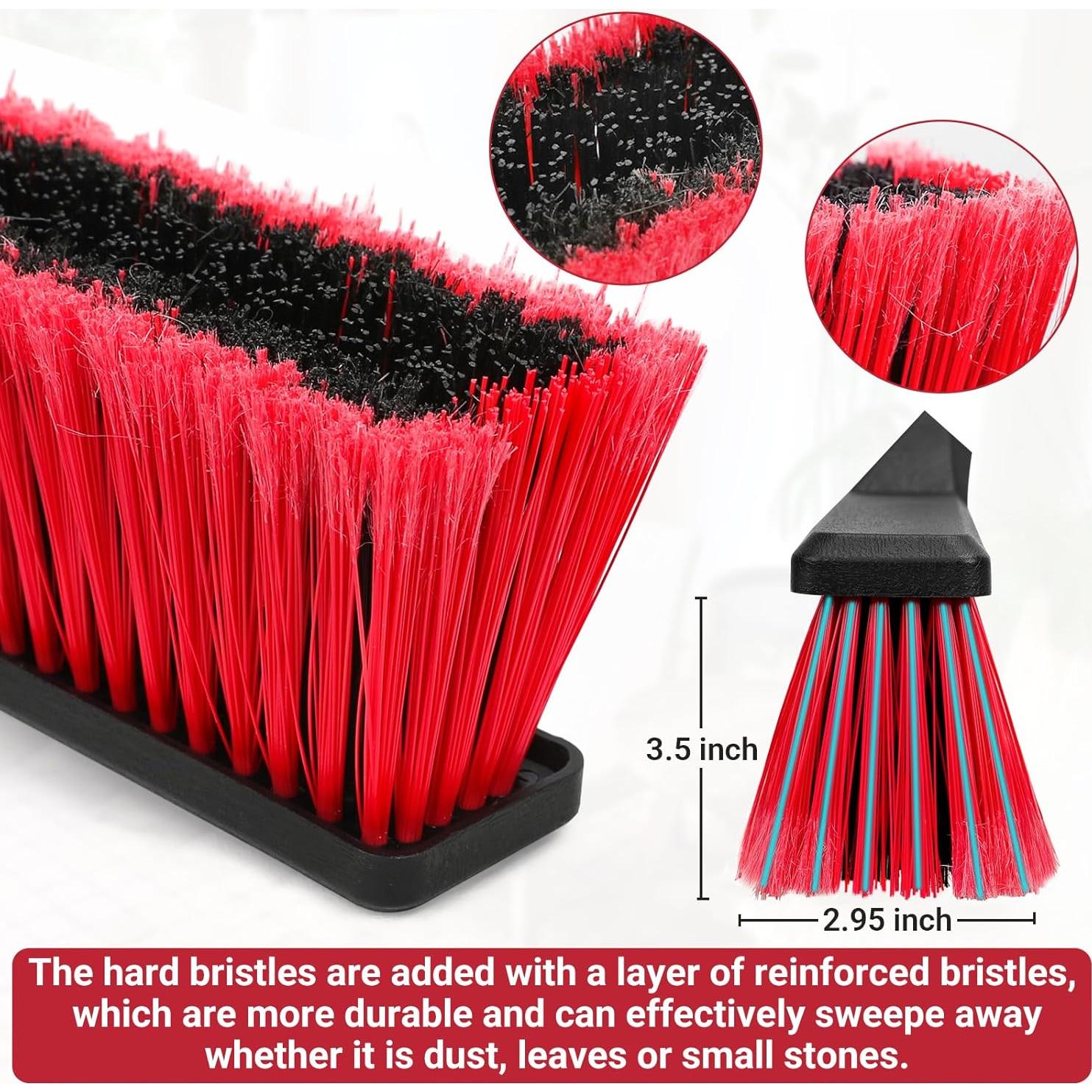 Escoba de Empuje 24" TrueYee para Exteriores - Alta Resistencia