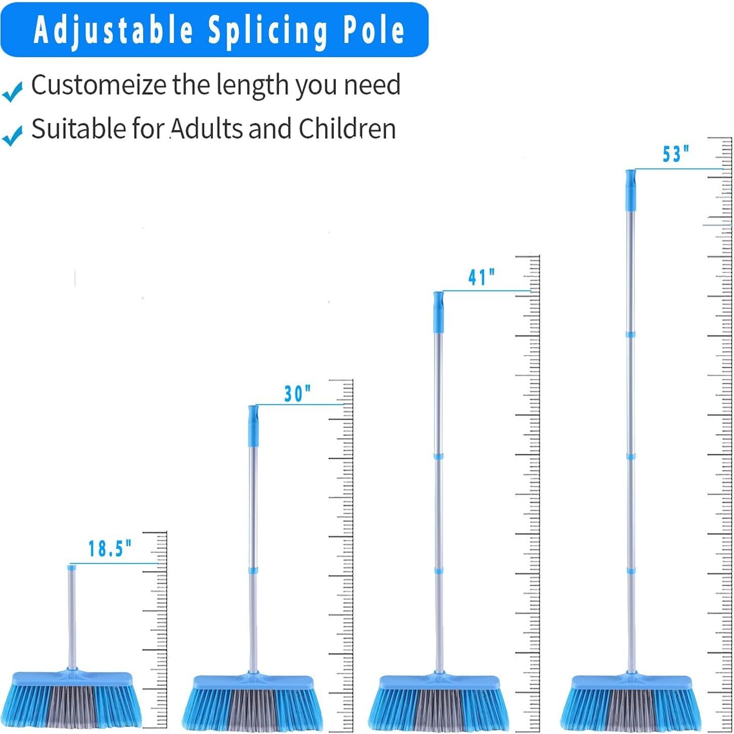 Escoba Angular YONILL 40 cm Ajustable 135 cm para Interiores