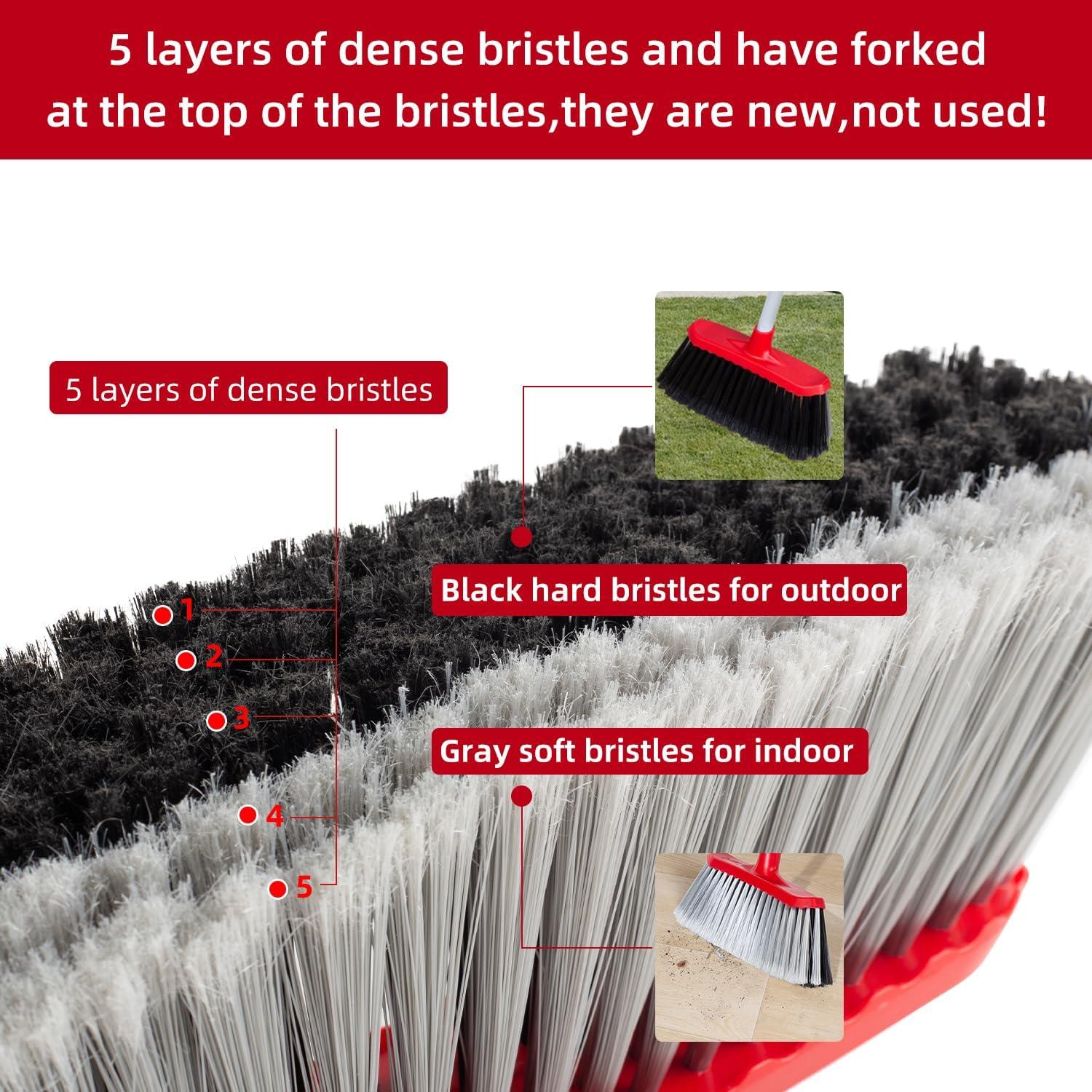 Escoba SDSM Doble Cara 129,54 cm para Interior y Exterior