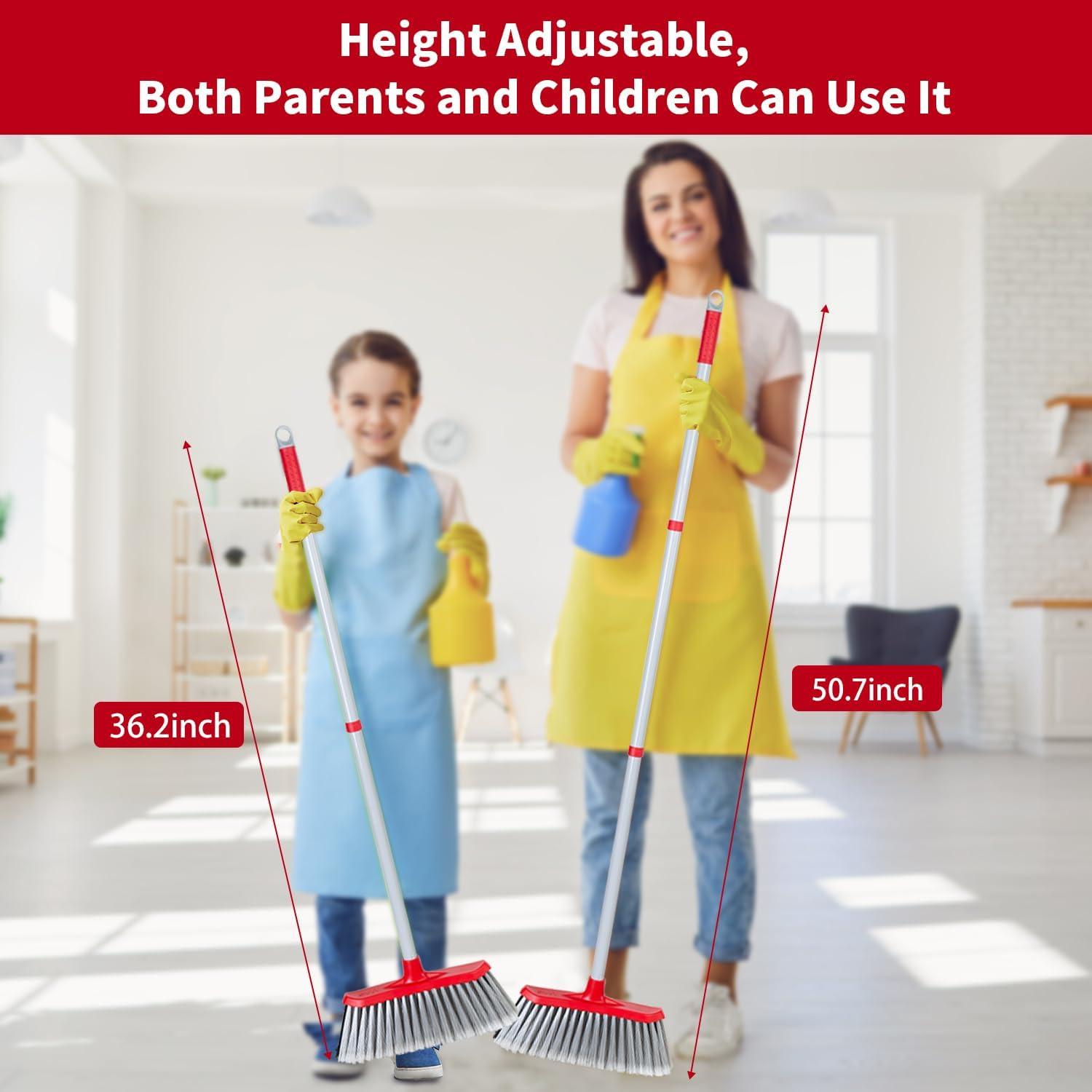 Escoba SDSM Doble Cara 129,54 cm para Interior y Exterior