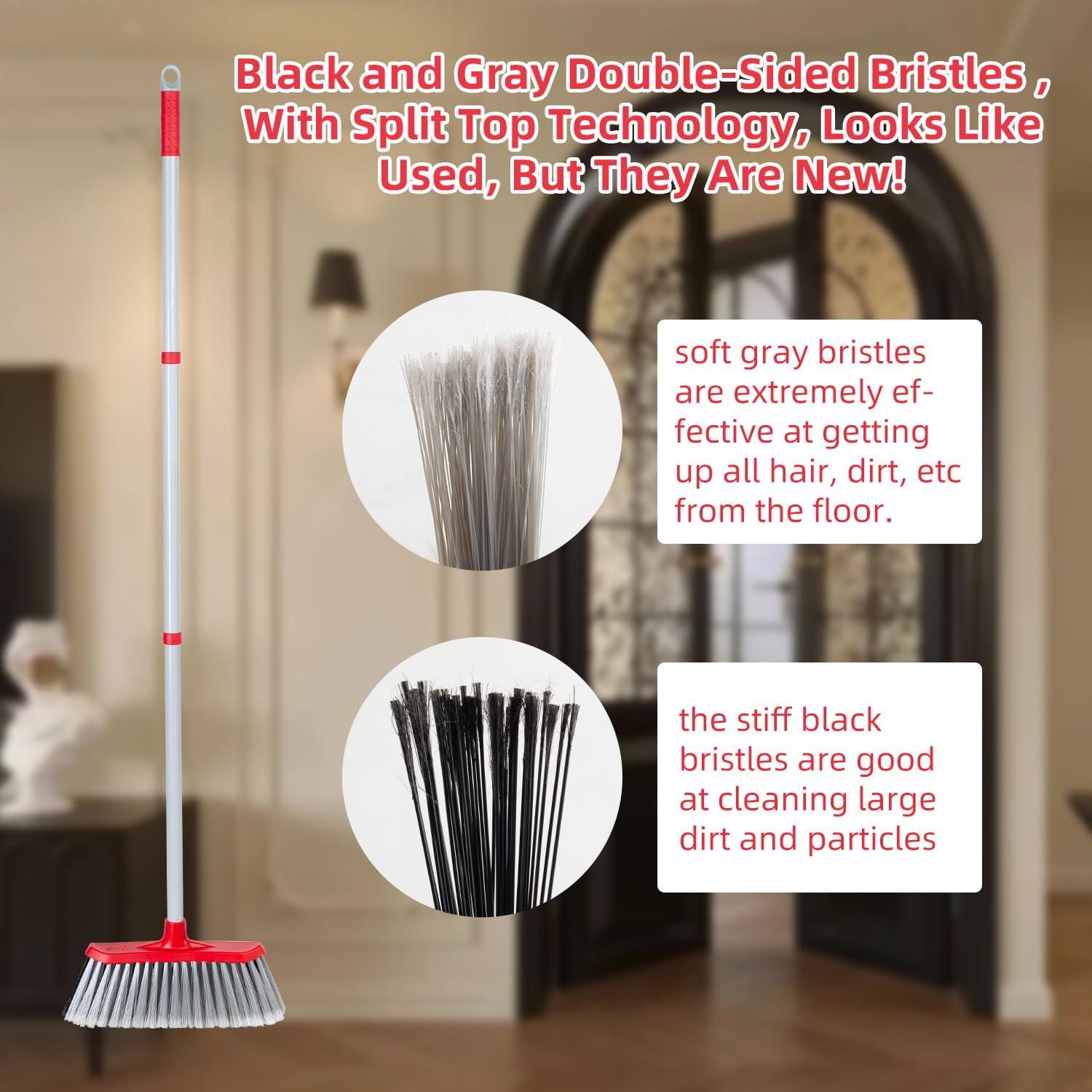 Escoba SDSM Doble Cara 129,54 cm para Interior y Exterior