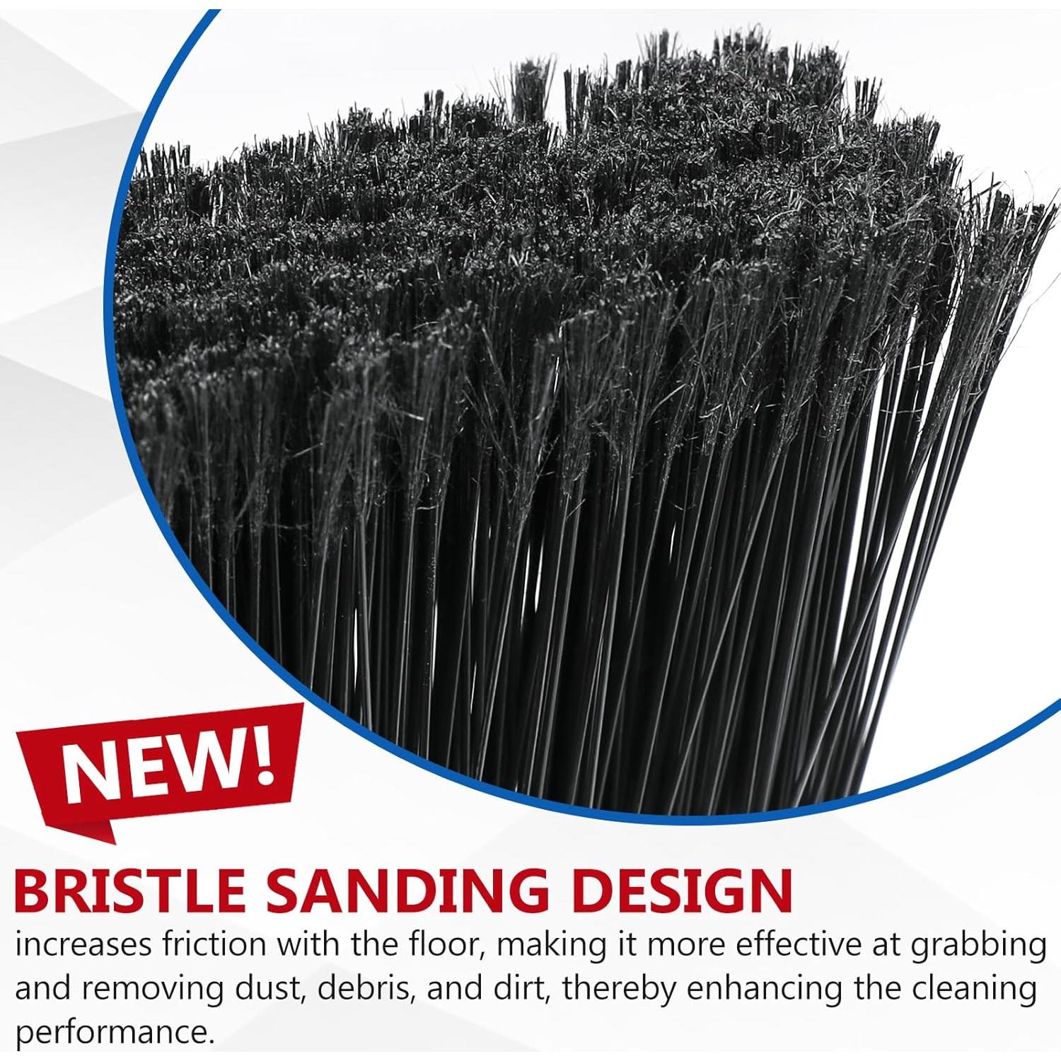 Escoba Pesada Ajimy 152.4 cm de Ángulo para Interiores y Exteriores