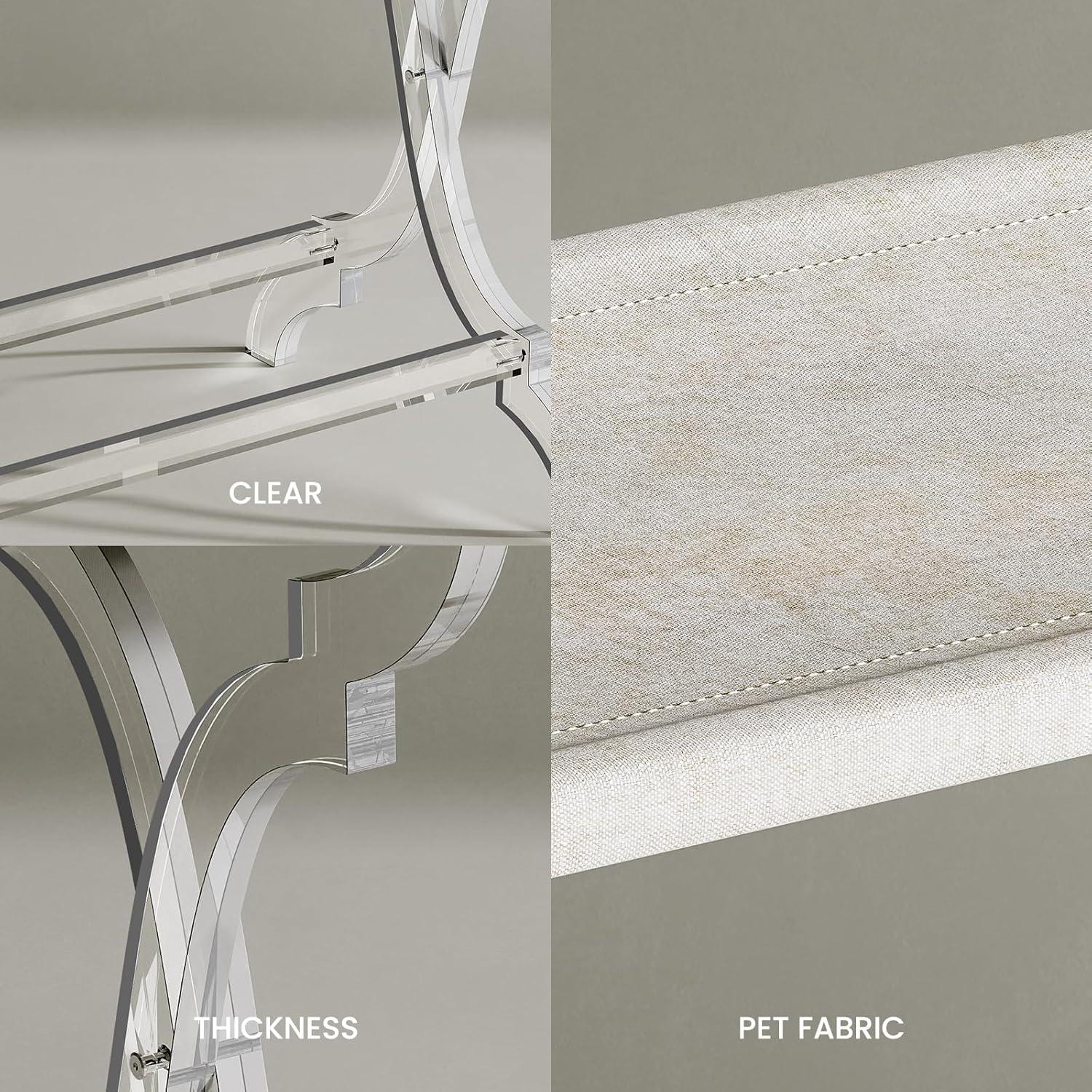 Soporte de Equipaje Acrílico Byingo Plegable 22,68-45,36 kg