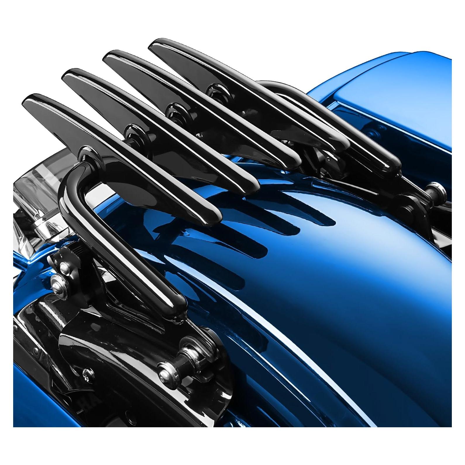 Soporte de Equipaje PBYMT para Harley Touring 2009-2024 Negro