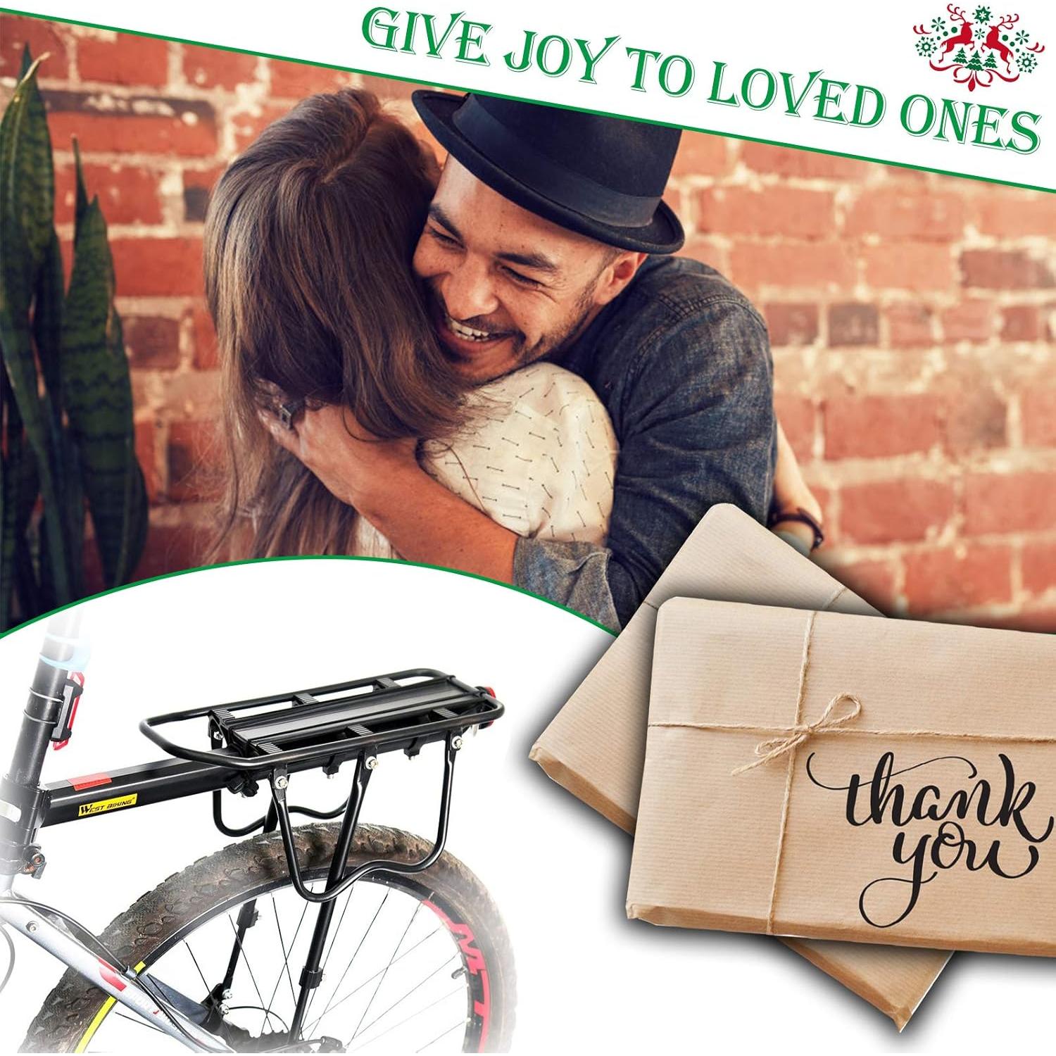 Soporte de Carga Ajustable para Bicicleta West Biking 50kg