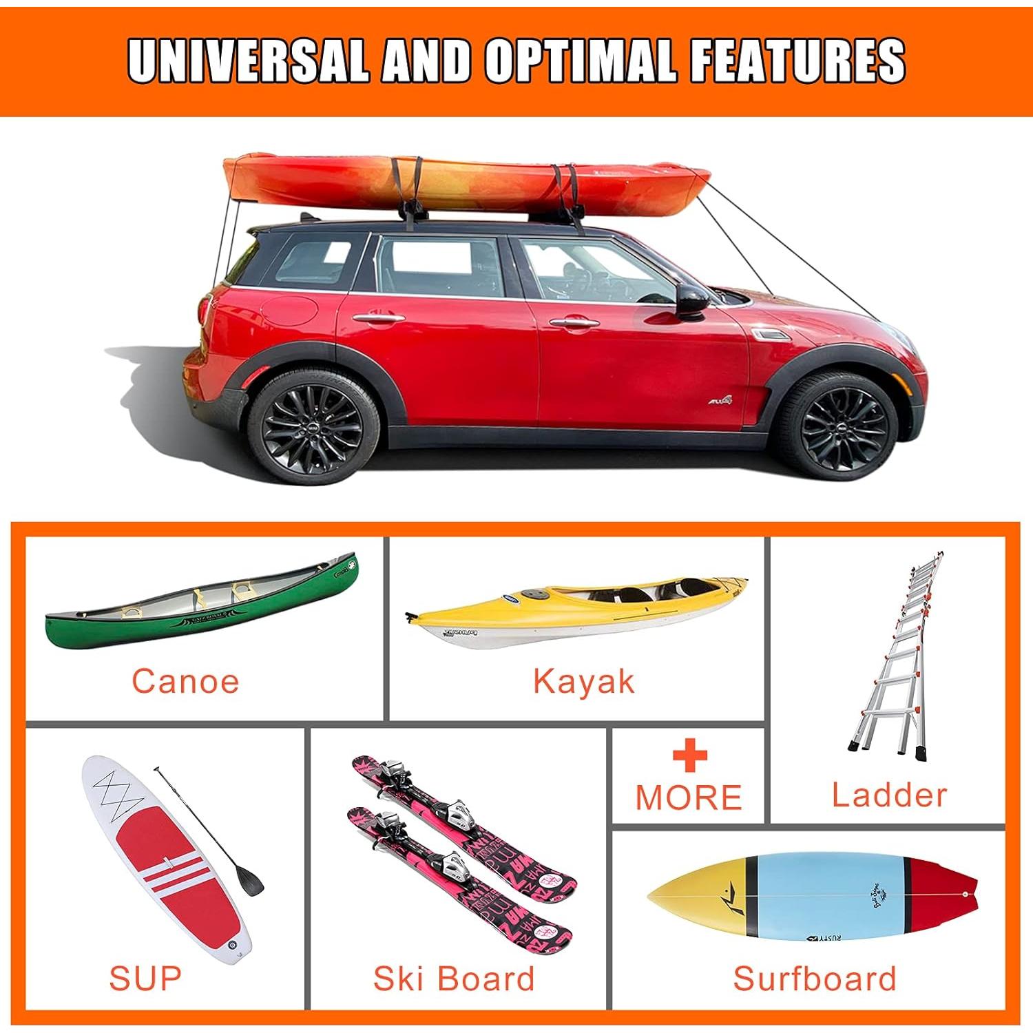 Portaequipajes suave MeeFar universal para kayak y surf