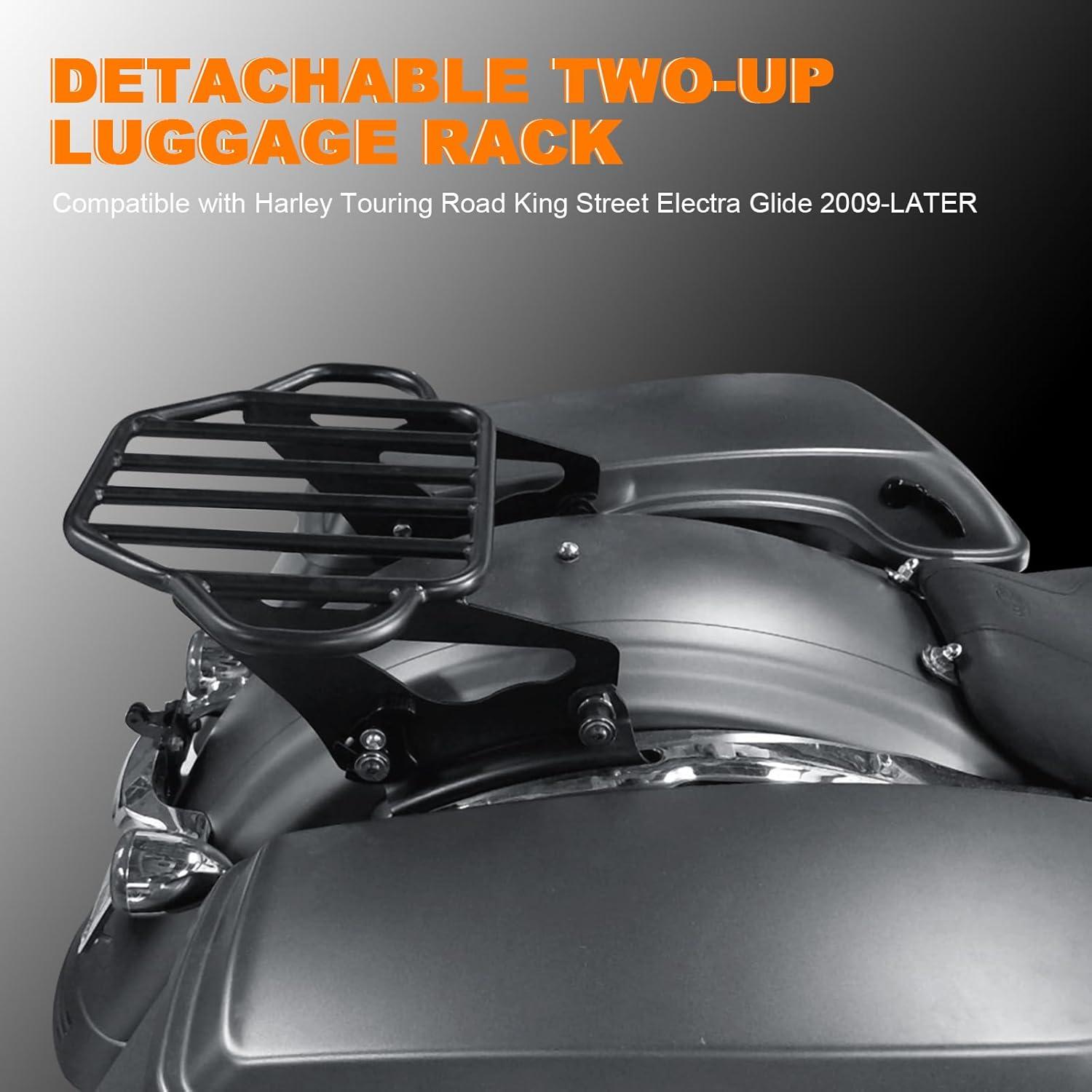 Soporte de Equipaje Desmontable Eumti para Harley Touring 2009-2025