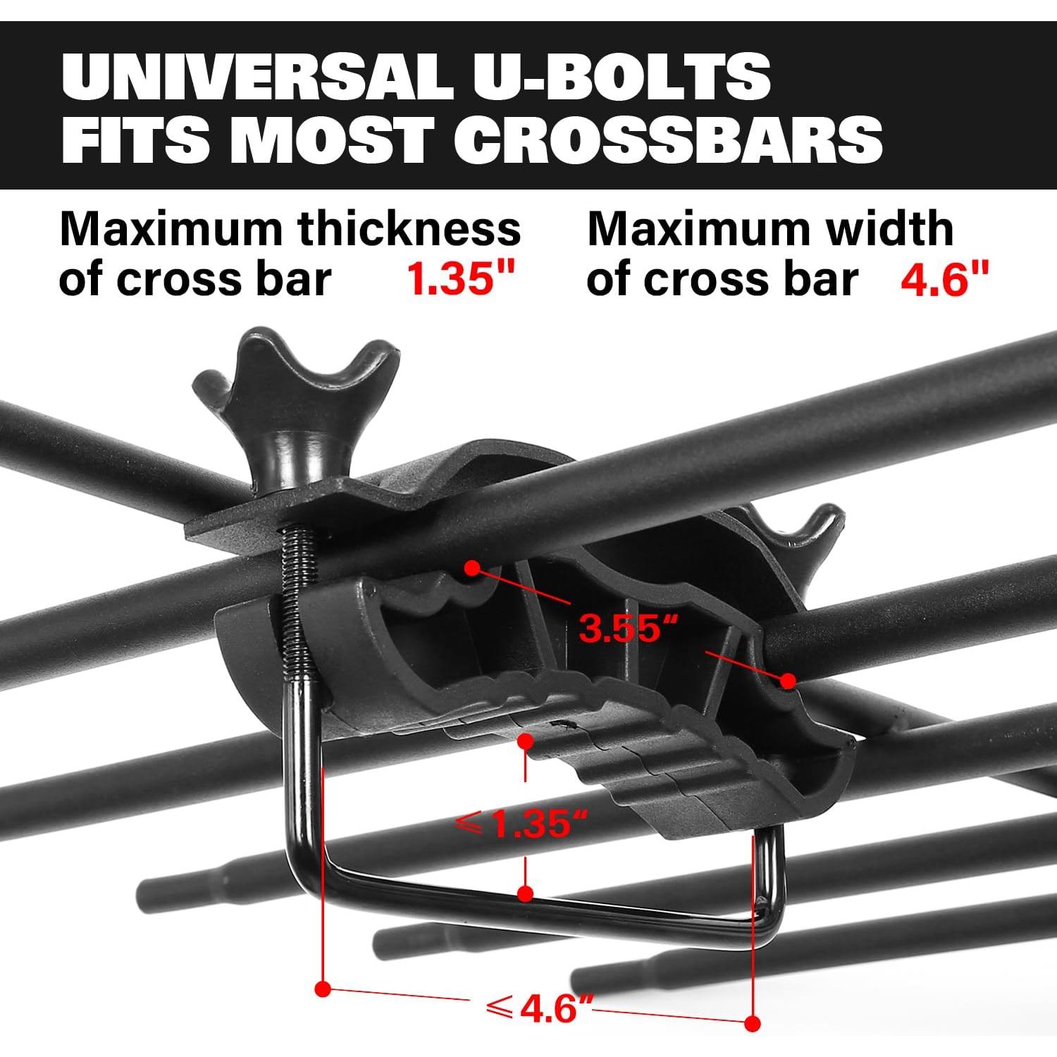 Transportador de Carga en Techo WEIZE 54" con Bolsa Impermeable