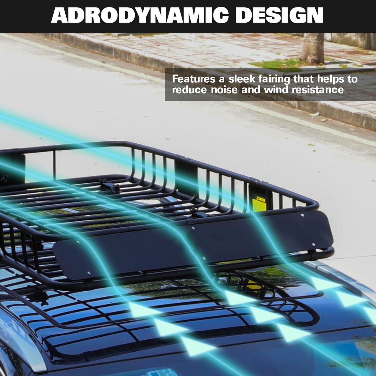 Transportador de Carga en Techo WEIZE 54" con Bolsa Impermeable