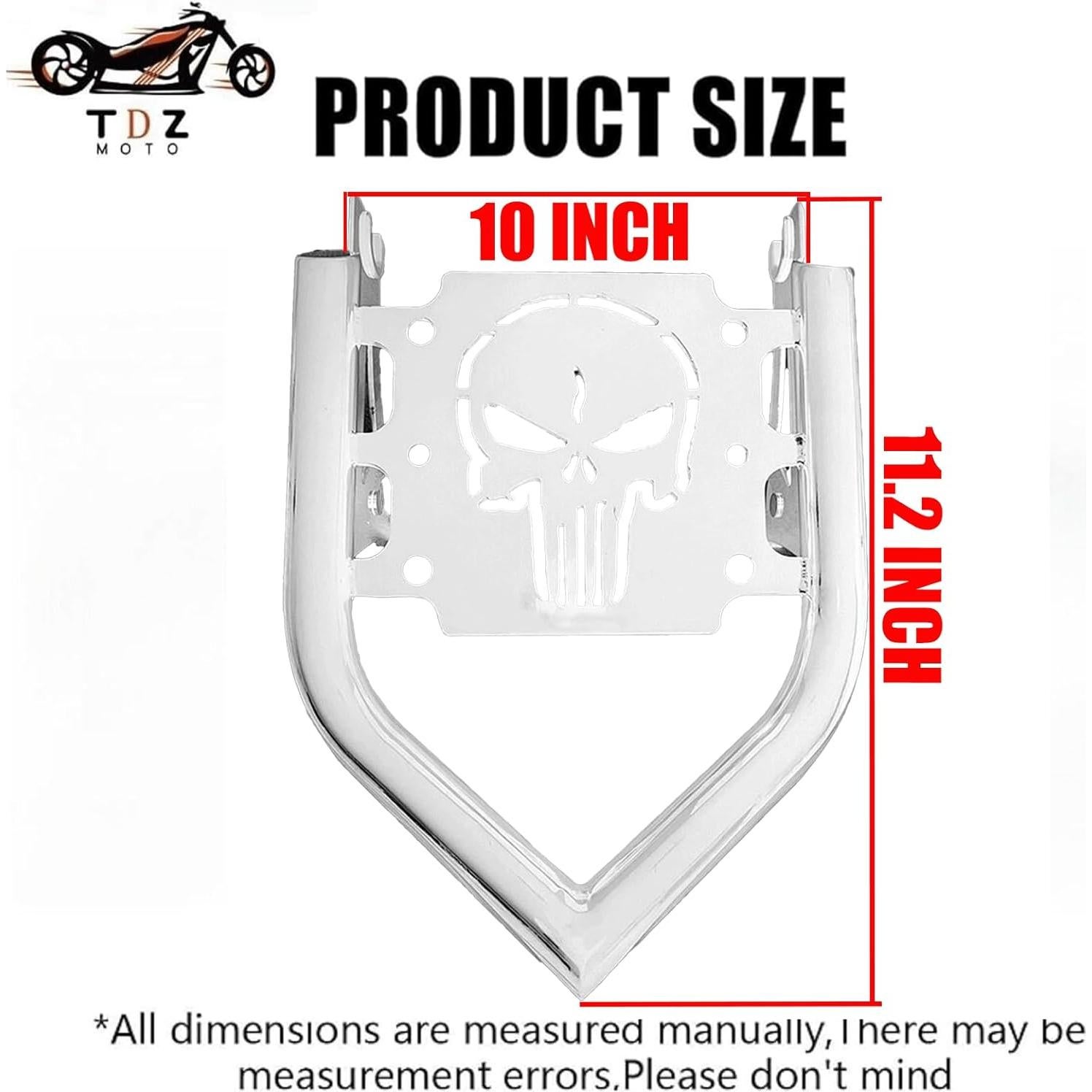 Soporte de Equipaje Desmontable TDZ para Harley 2009-2025