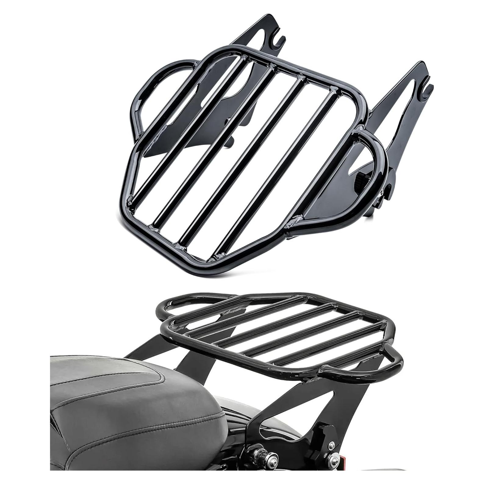 Soporte de Equipaje Desmontable MoKitDora para Harley Touring