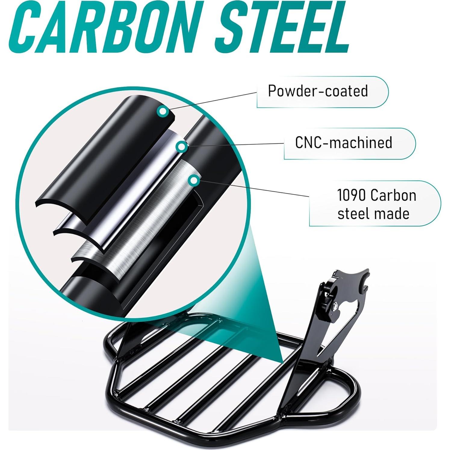 Soporte de Equipaje Desmontable MoKitDora para Harley Touring