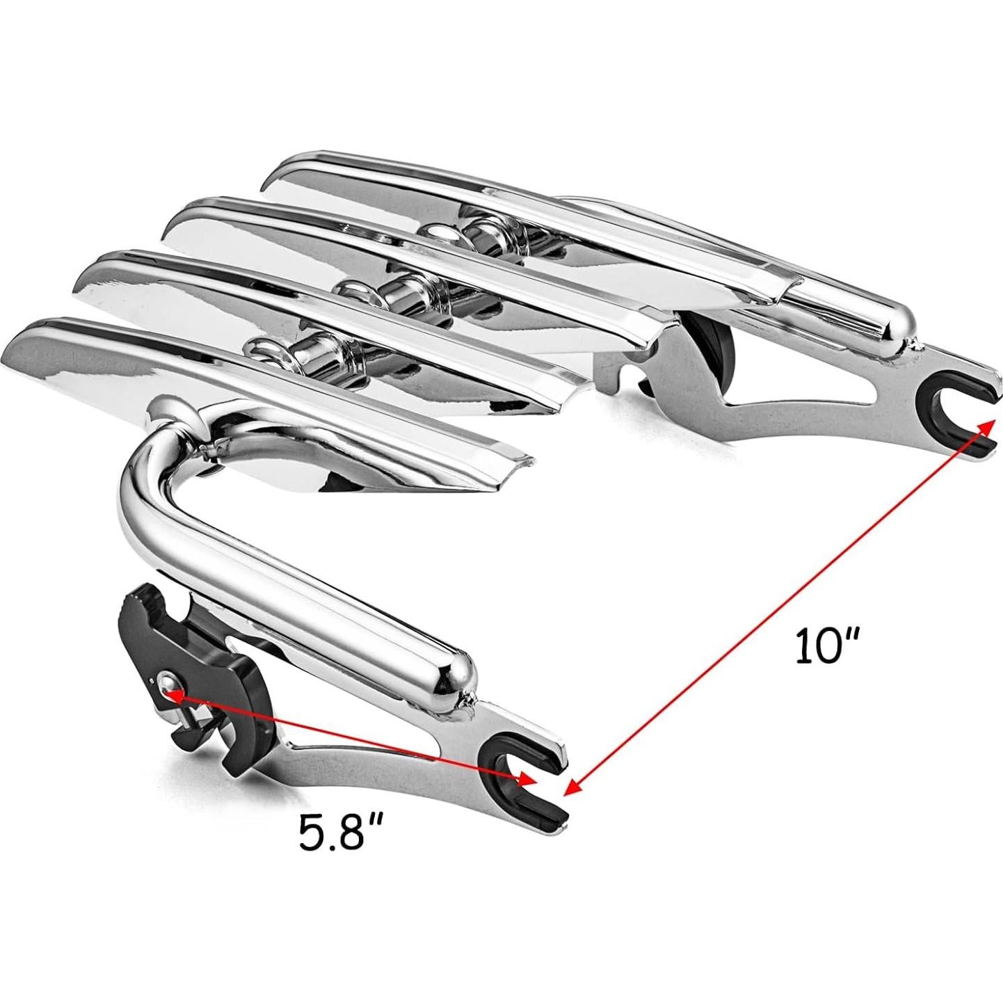 Soporte de Equipaje DaSen Stealth Desmontable Cromado 2009-2024